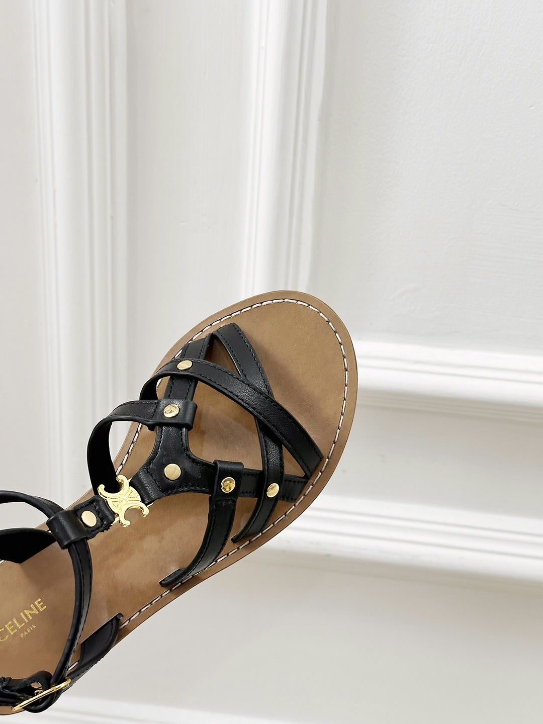 Celine Vintage Roman Sandals - Premium Leather, Timeless Style 6 i1742293544609 3619 0 4