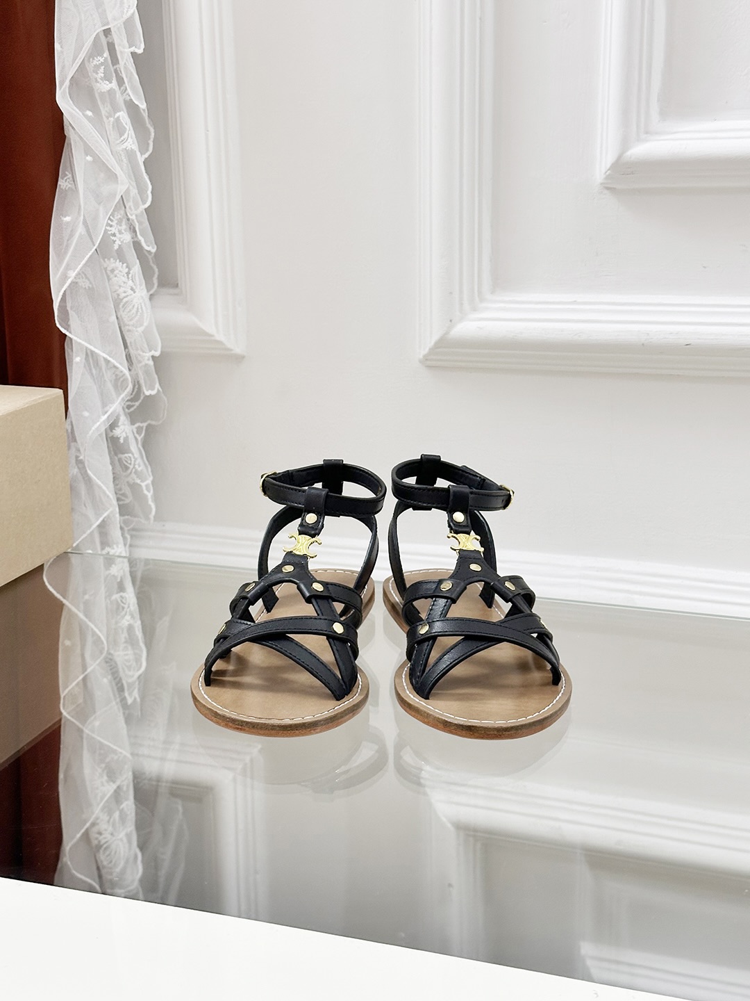 Celine Vintage Roman Sandals - Premium Leather, Timeless Style 3 i1742293544612 1536 0 0