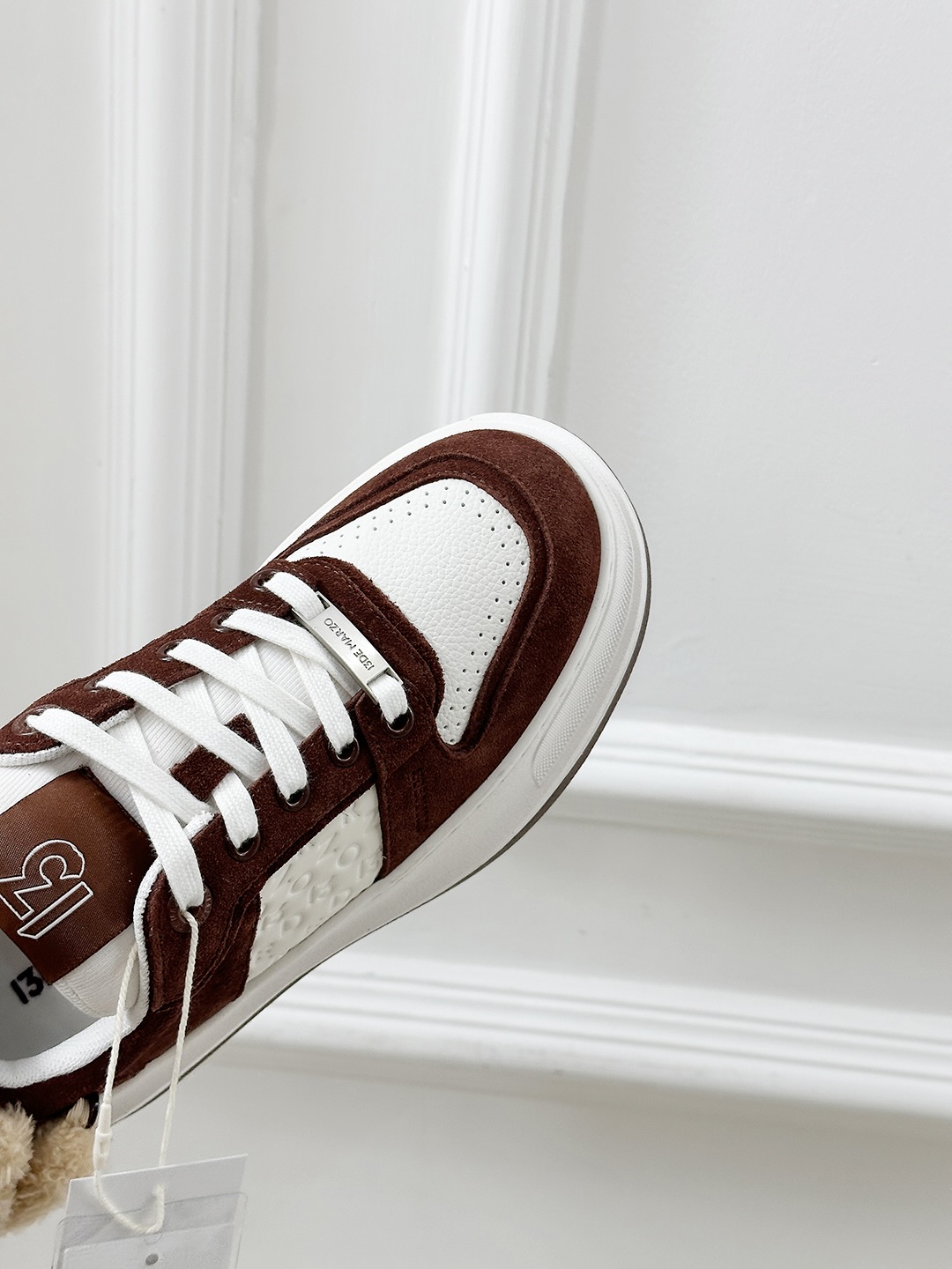 13DE MARZO Panda Sneakers - Fashionable Leather Canvas Shoes with Bear Accent 9 i1742807972328 3435 0 7