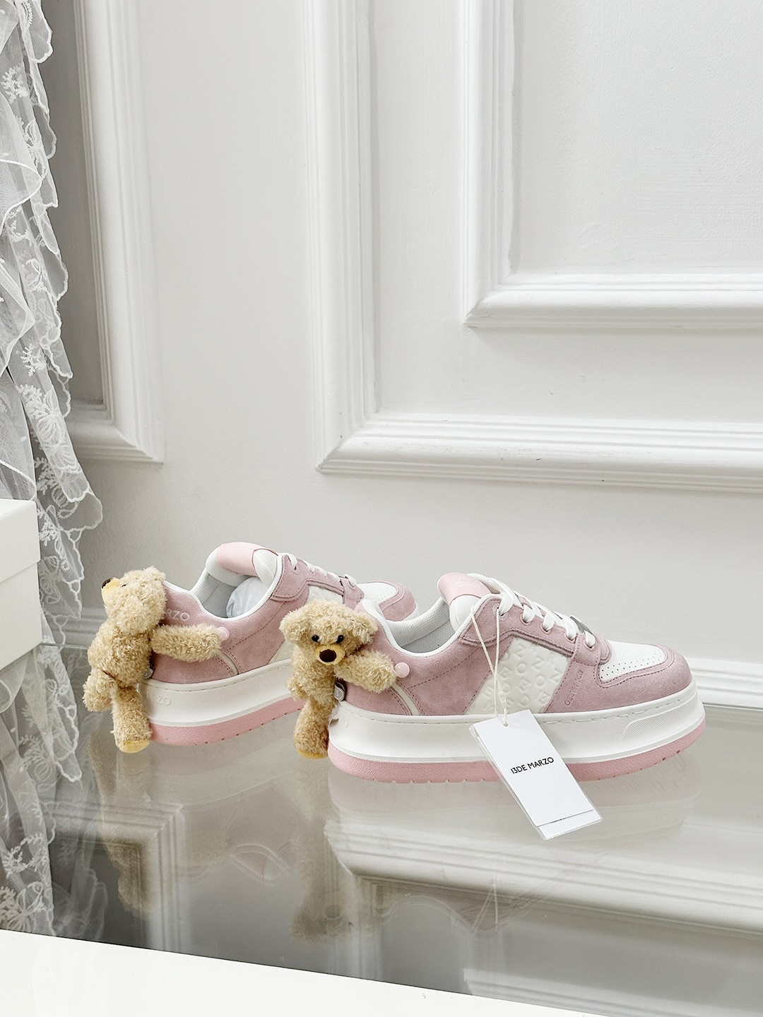 13DE MARZO Panda Canvas Shoes, Stylish Sneakers with Removable Bear Accent 6 i1742808002706 6476 0 4