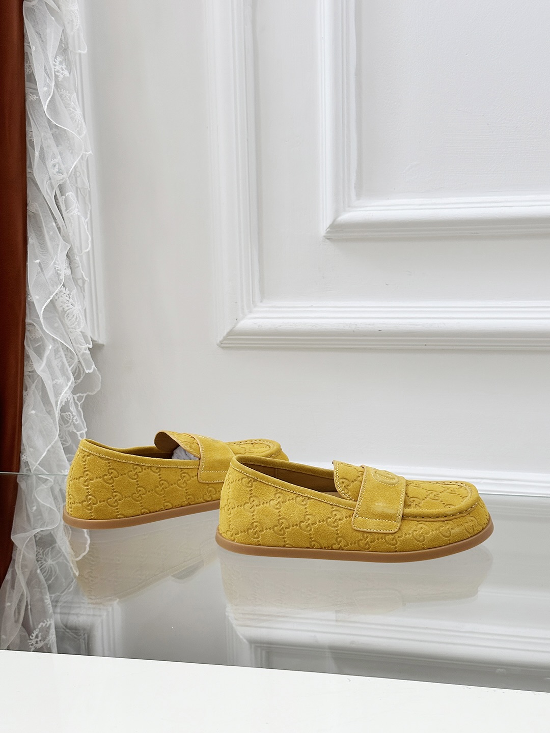 Gucci Early Spring Suede Loafers with Embossed GG Motif 7 i1743241073225 6163 0 4