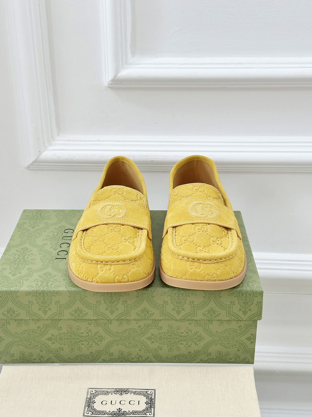 Gucci Early Spring Suede Loafers with Embossed GG Motif 4 i1743241074142 3048 0 1