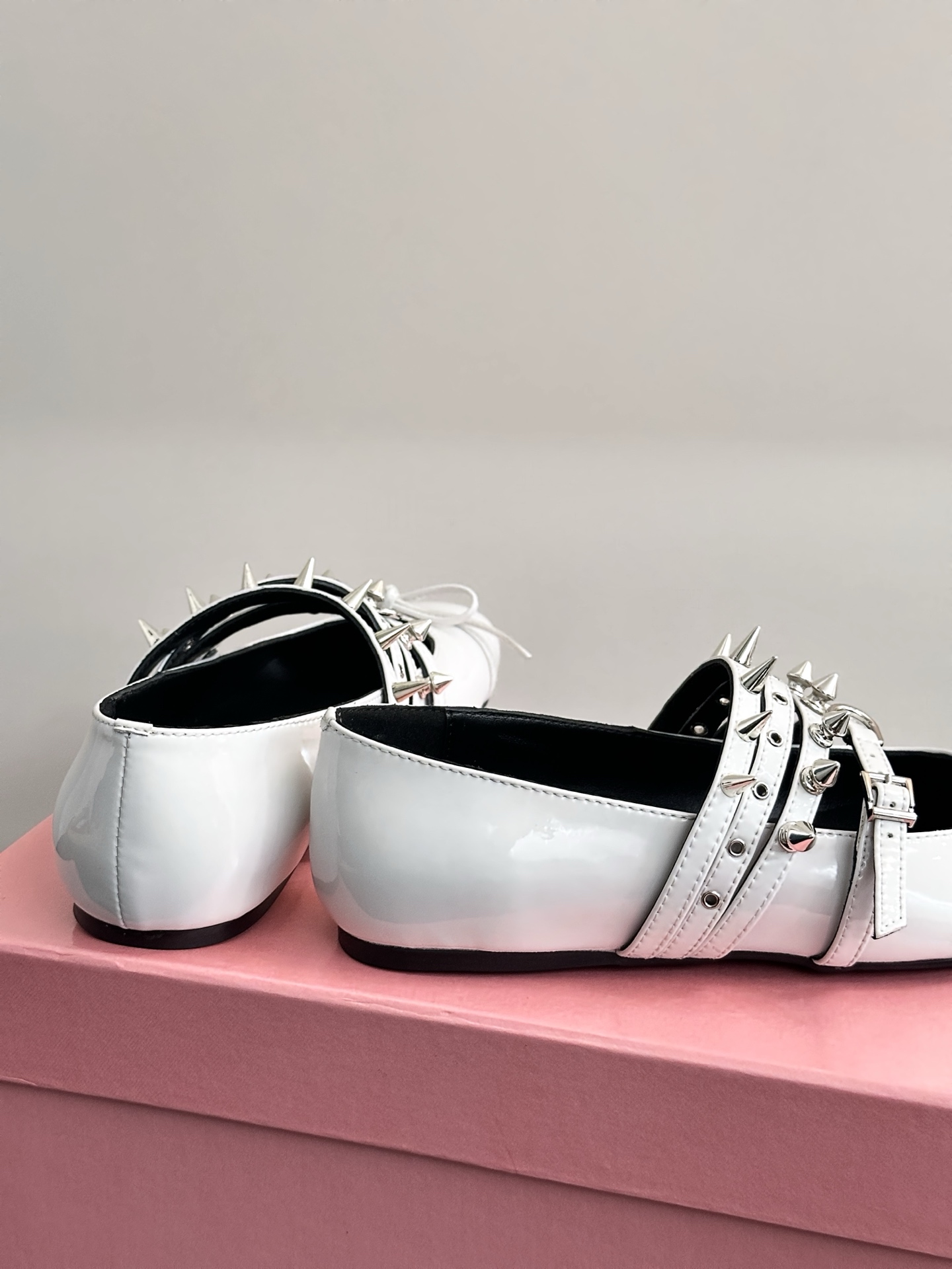 ABRA Women's Studded Ballet Flats, Genuine Leather, Spring/Summer Collection 9 i1745662725956 125 0 7