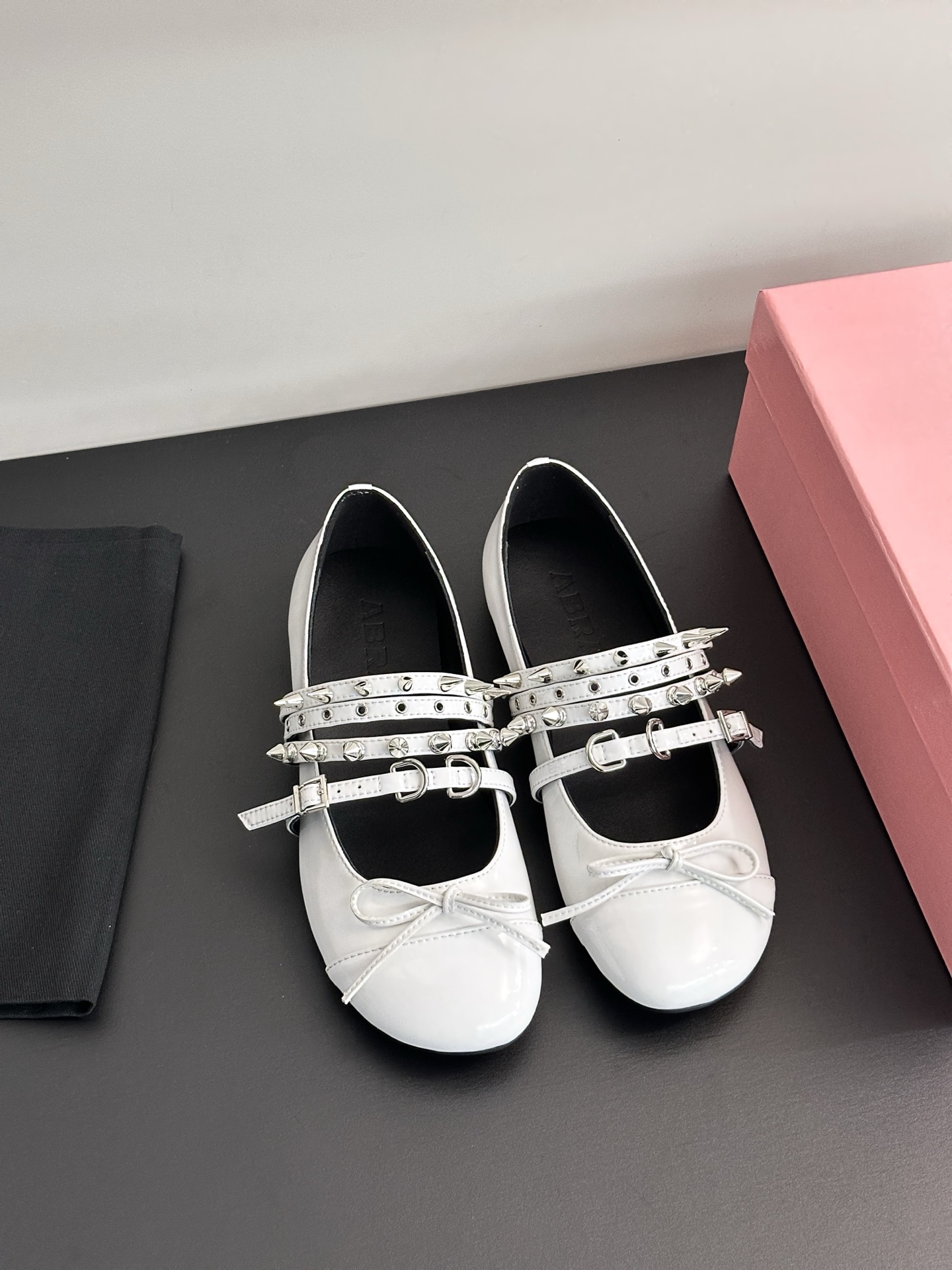 ABRA Women's Studded Ballet Flats, Genuine Leather, Spring/Summer Collection 3 i1745662725965 7036 0 0
