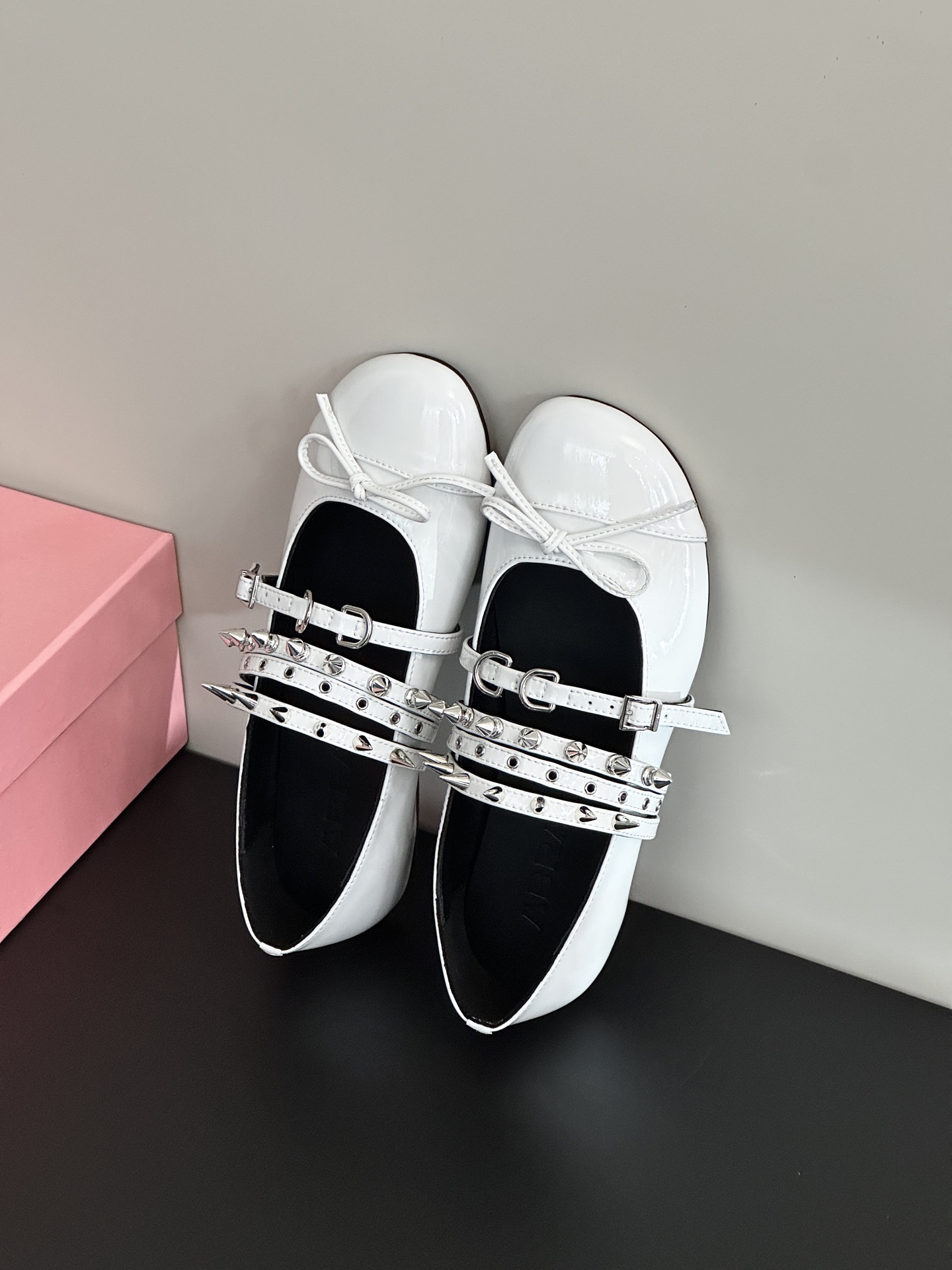 ABRA Women's Studded Ballet Flats, Genuine Leather, Spring/Summer Collection 10 i1745662727828 5904 0 8