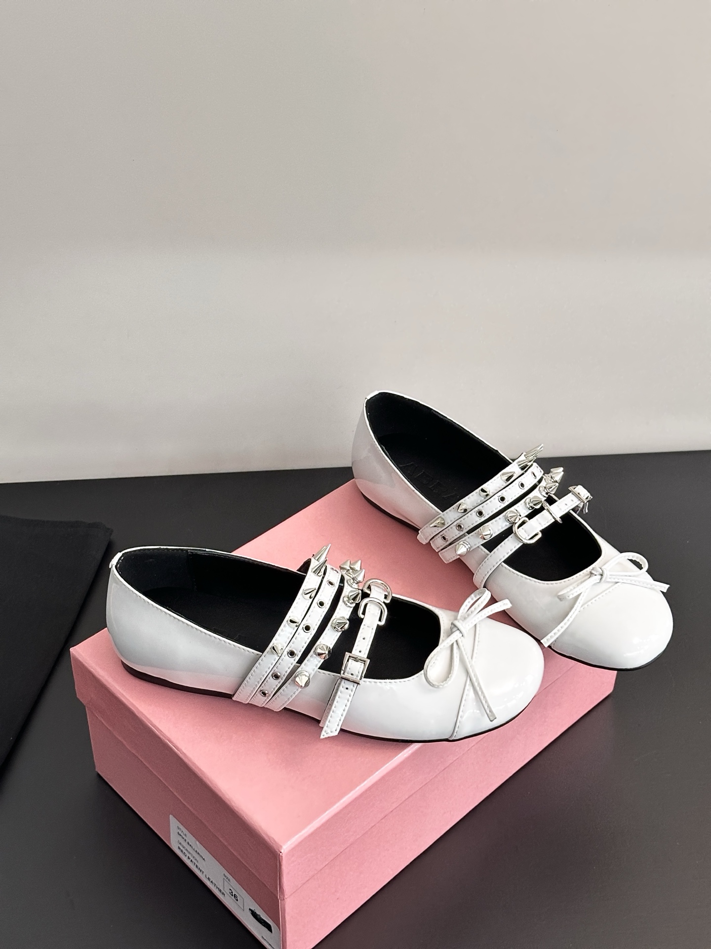 ABRA Women's Studded Ballet Flats, Genuine Leather, Spring/Summer Collection 2 i1745662727853 566 0 5