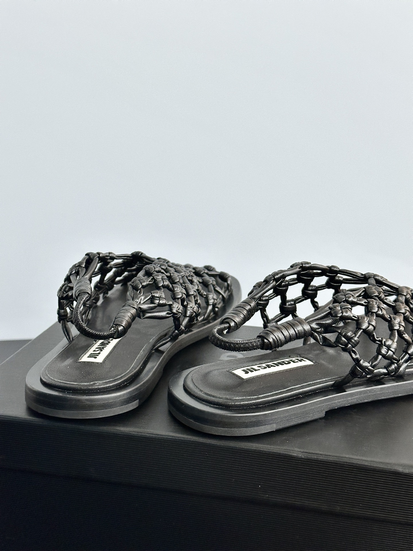 Stylish Crochet Sandals with Soft Sheep Knit Fabric and Real Leather Soles - 图片 8