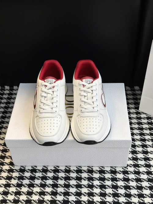 Dior CD Couple Sneakers, Fall/Winter 2025, Leather Upper, Elevated Style 1 Dior CD Couple Sneakers, Fall/Winter 2025, Leather Upper, Elevated Style
