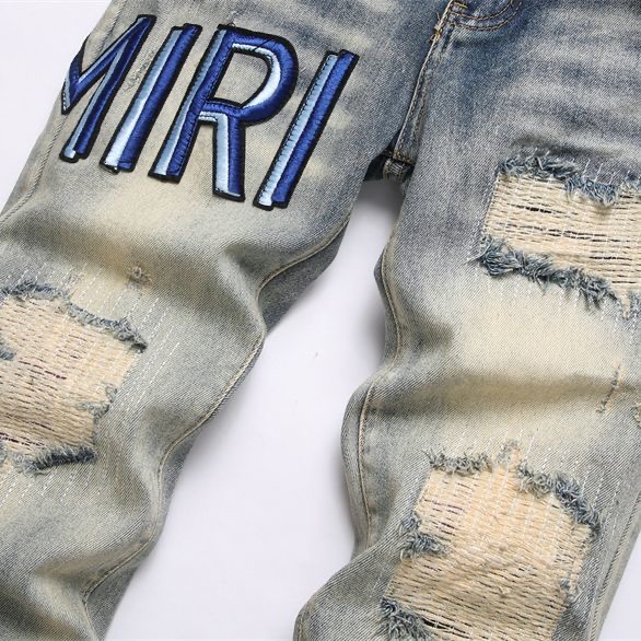 High Street Style Trend: AMIRI MX1 Cowboy Pants Capture Attention with Oversized Fit - 图片 3