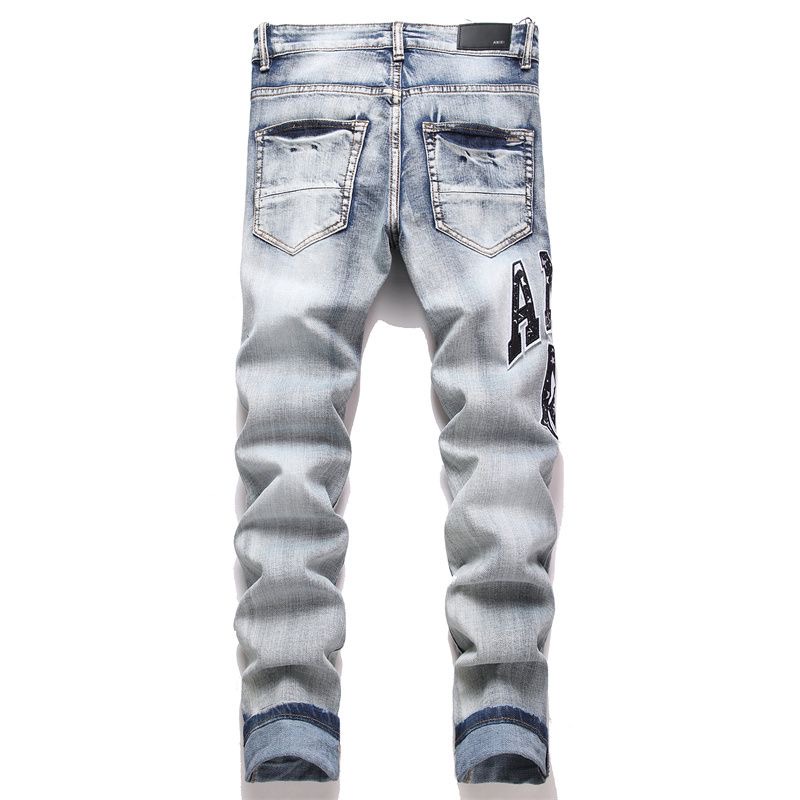 Trendy AMIRI MX1 High Street Cowboy Pants Overview: High Street Style for Men - 图片 2