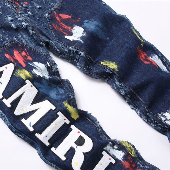 Trendy AMIRI MX1 High Street Cowboy Pants Overview - 图片 3