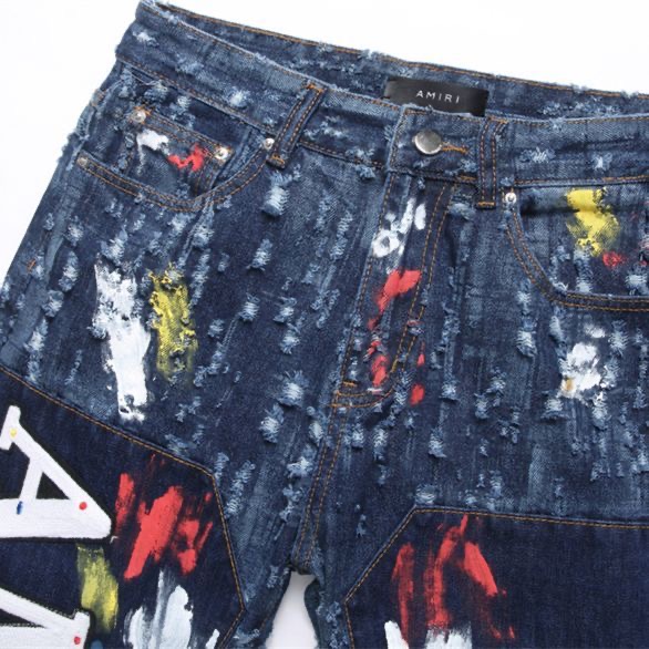 Trendy AMIRI MX1 High Street Cowboy Pants Overview - 图片 6