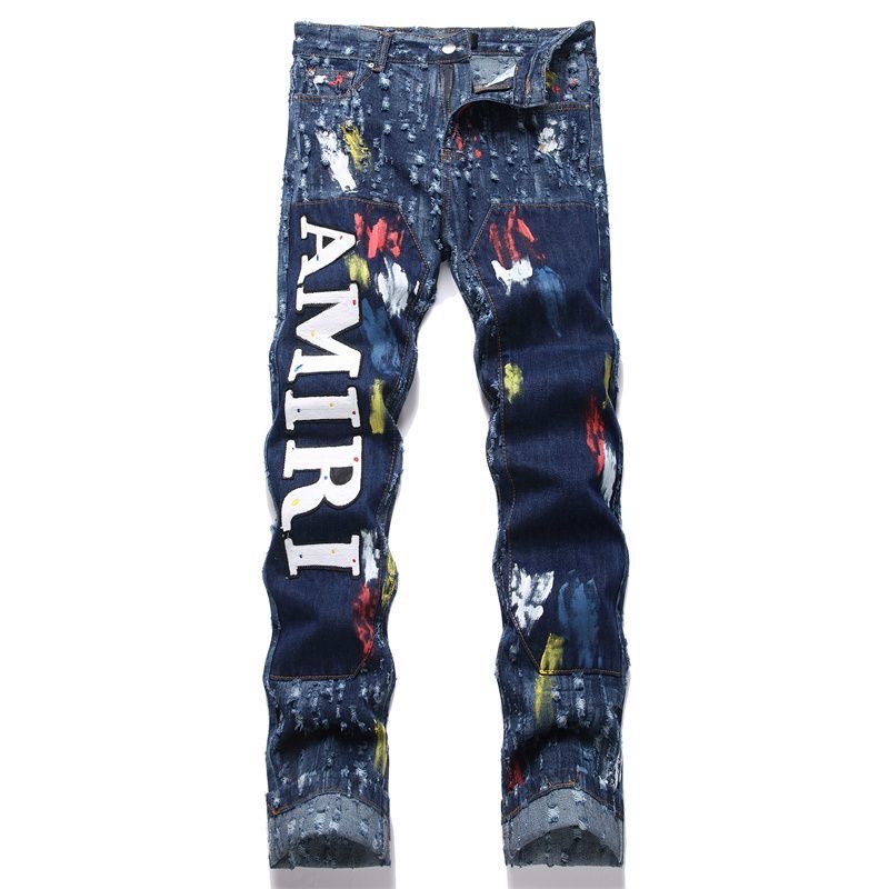 Trendy AMIRI MX1 High Street Cowboy Pants Overview - 图片 1