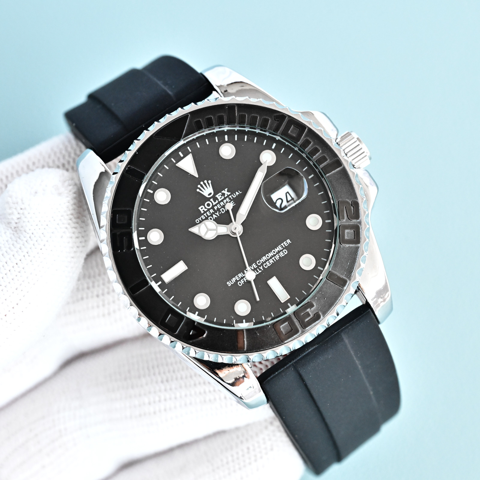 ❤️250包邮/原单代购级别
劳力士速卖通爆款防机械走时石英表三度防水