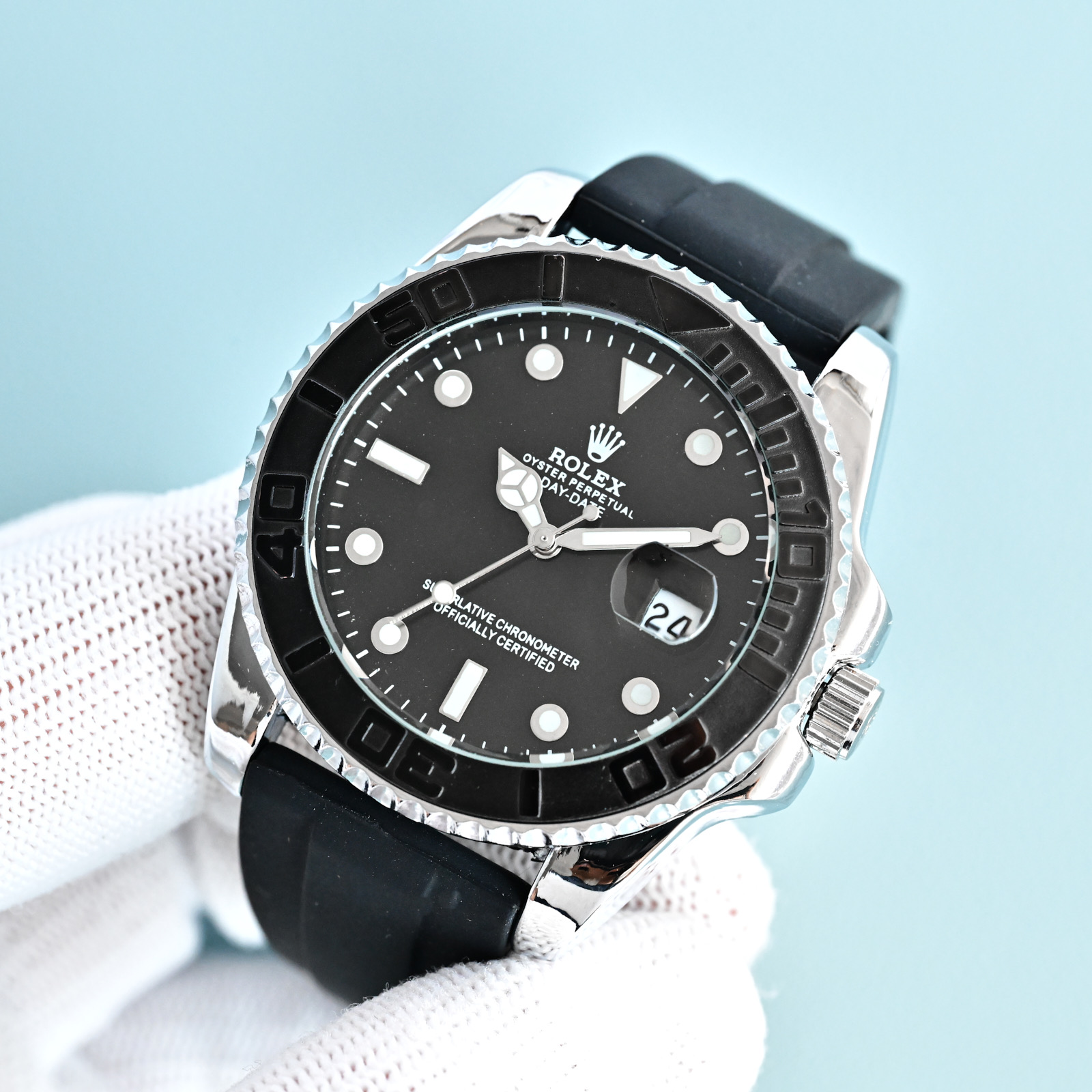 ❤️250包邮/原单代购级别
劳力士速卖通爆款防机械走时石英表三度防水