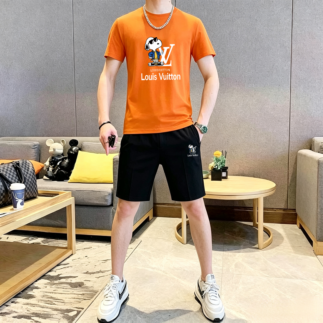 P120 Marca: LV 2026 ¡Nuevo traje corto de manga corta para hombre! ¡Ventas sincrónicas en el sitio web oficial! ¡Versió…