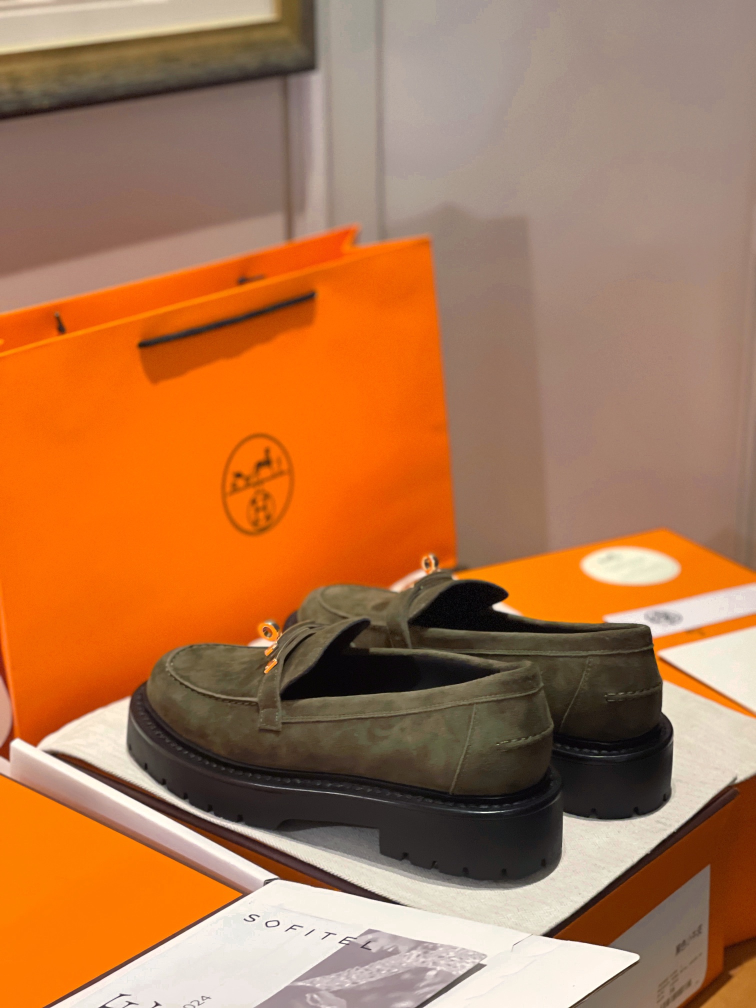 Hermes LCoNe Loafers: Classic Style with Kelly Buckle & Premium Leather 5 i1731077030 8313 0