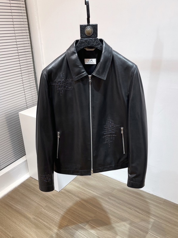 Hermes Clothing Coats & Jackets Weave Lambskin Sheepskin