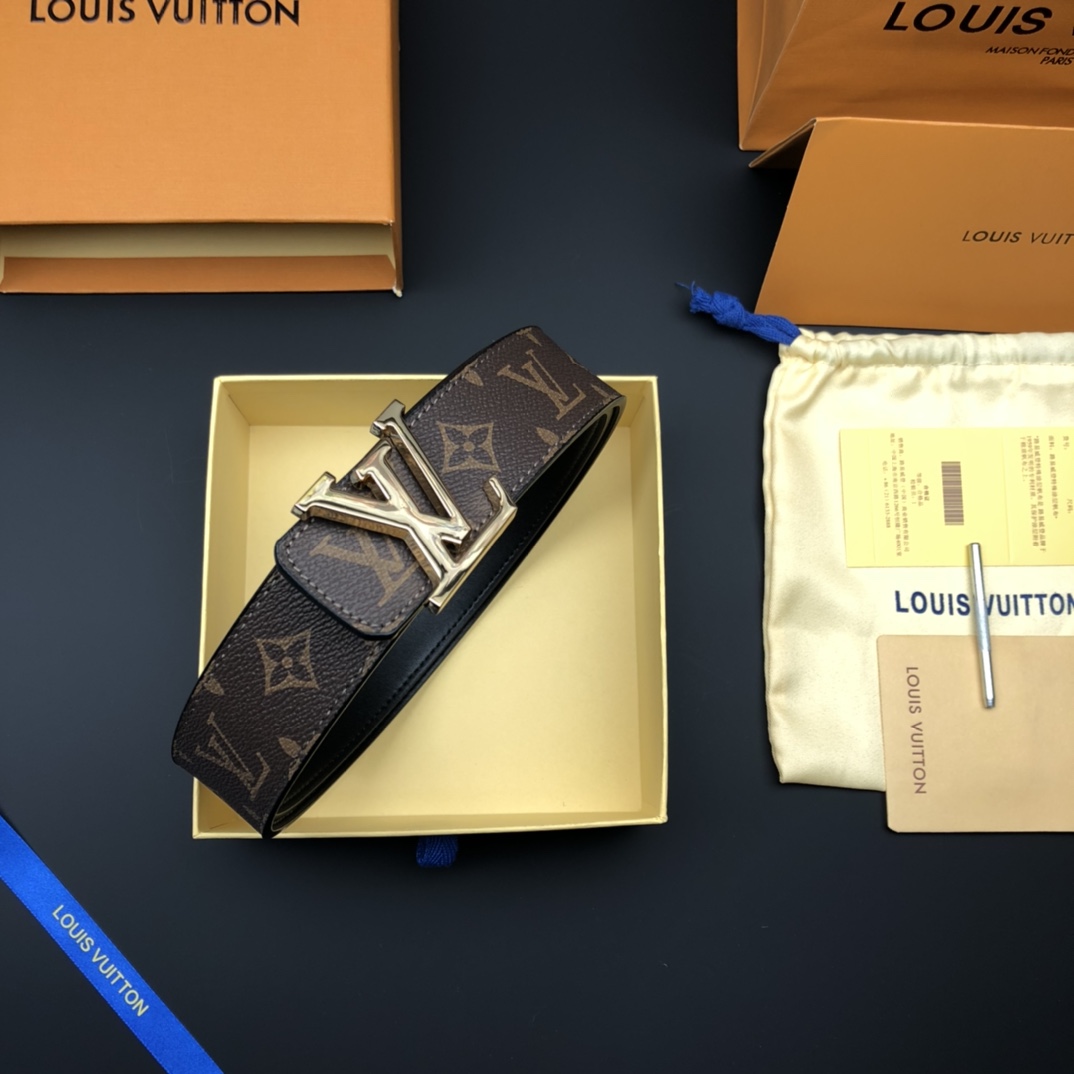 Louis Vuitton Monogram Reversible Belt - Iconic Style & Quality Craftsmanship