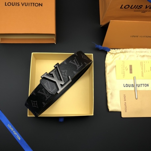 Louis Vuitton Monogram Eclipse Reversible Belt with LV Initiales Buckle 11 Louis Vuitton Monogram Eclipse Reversible Belt with LV Initiales Buckle