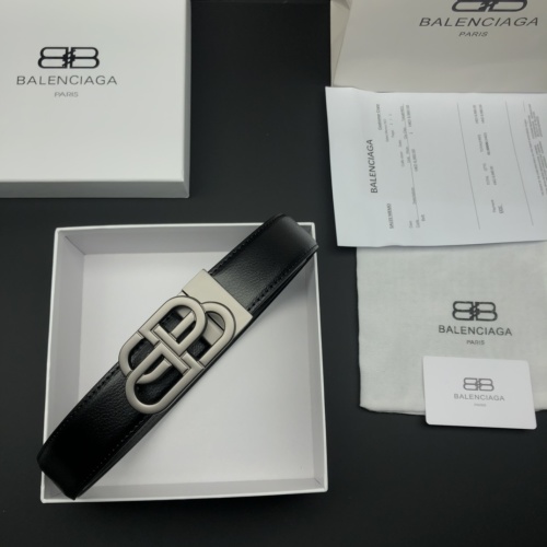 Balenciaga BB Black Leather Belt - Extra Large, Antiqued Silver Hardware 1 Balenciaga BB Black Leather Belt - Extra Large, Antiqued Silver Hardware