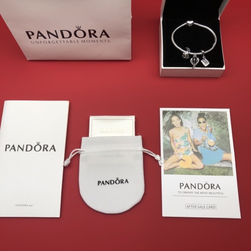 Pandora Silver Bracelet with Charms - 17cm - Includes Full Packaging 1 Pandora Silver Bracelet with Charms - 17cm - Includes Full Packaging