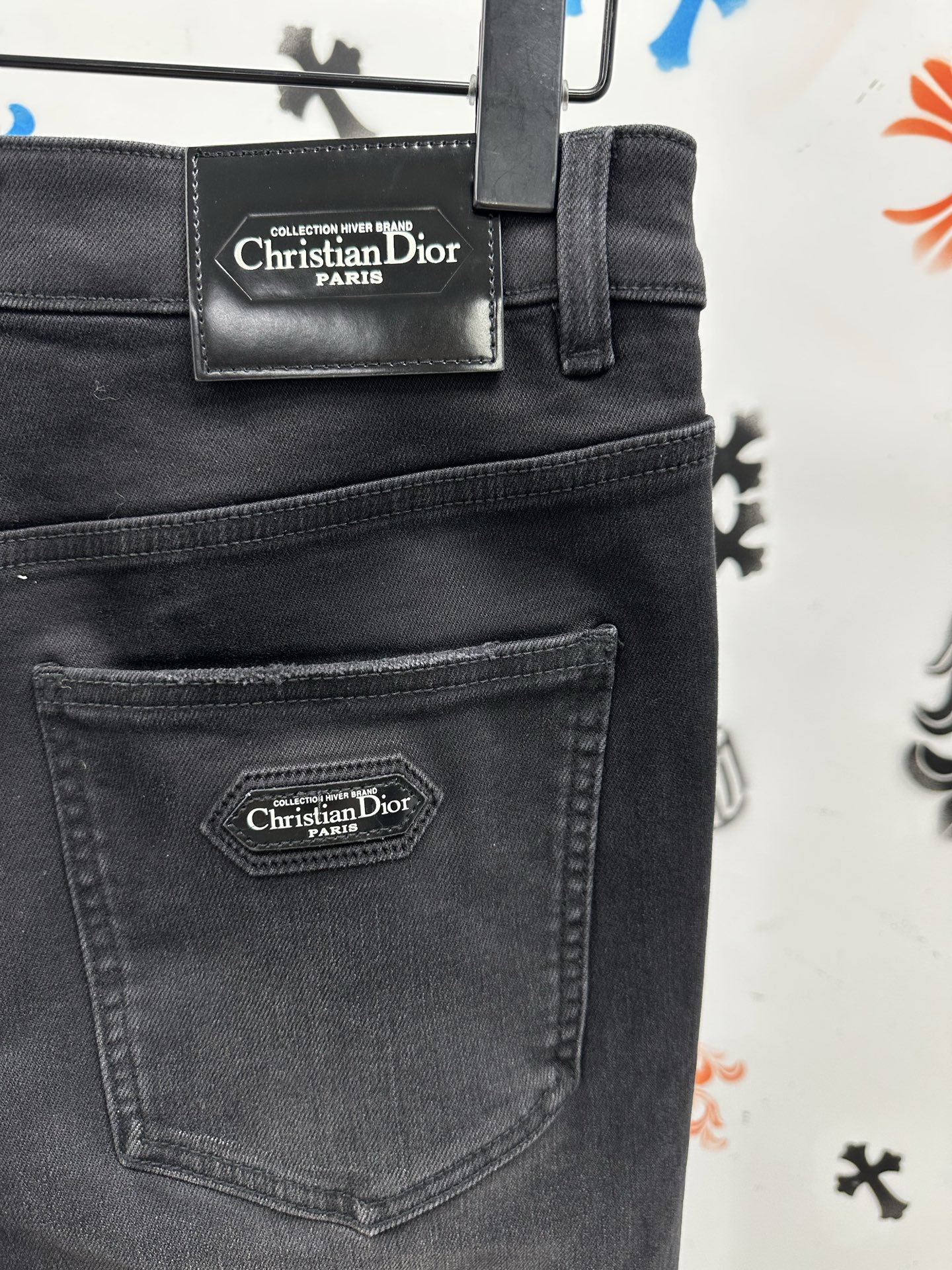 冬❄️（底抓绒）🔥新款现货上市🔥🔥原单爆款牛仔裤👖超级定制款，原版五金，超级重工工艺，版型超赞👍细节做工