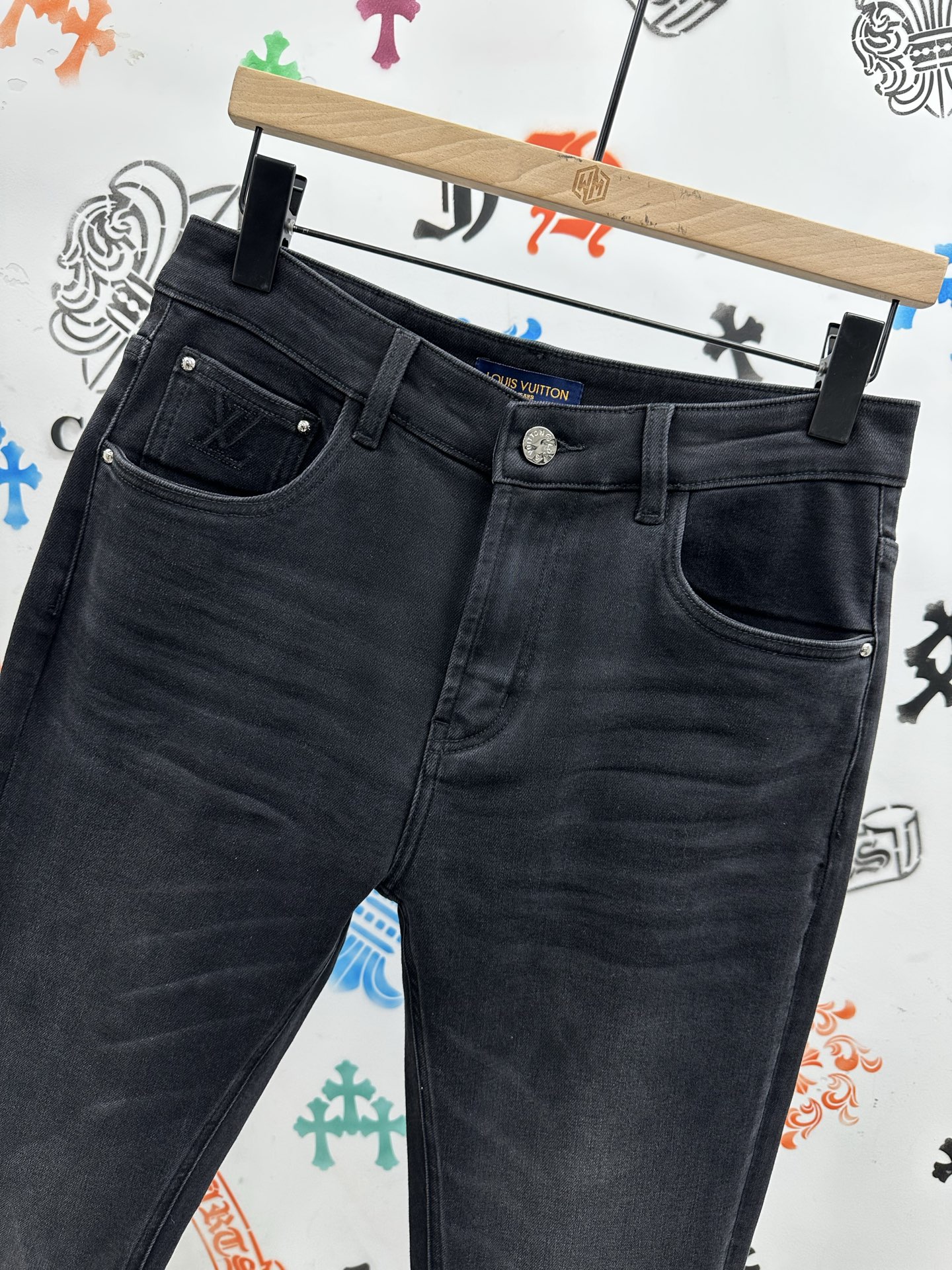 冬❄️（底抓绒）🔥新款现货上市🔥🔥原单爆款牛仔裤👖超级定制款，原版五金，超级重工工艺，版型超赞👍细节做工