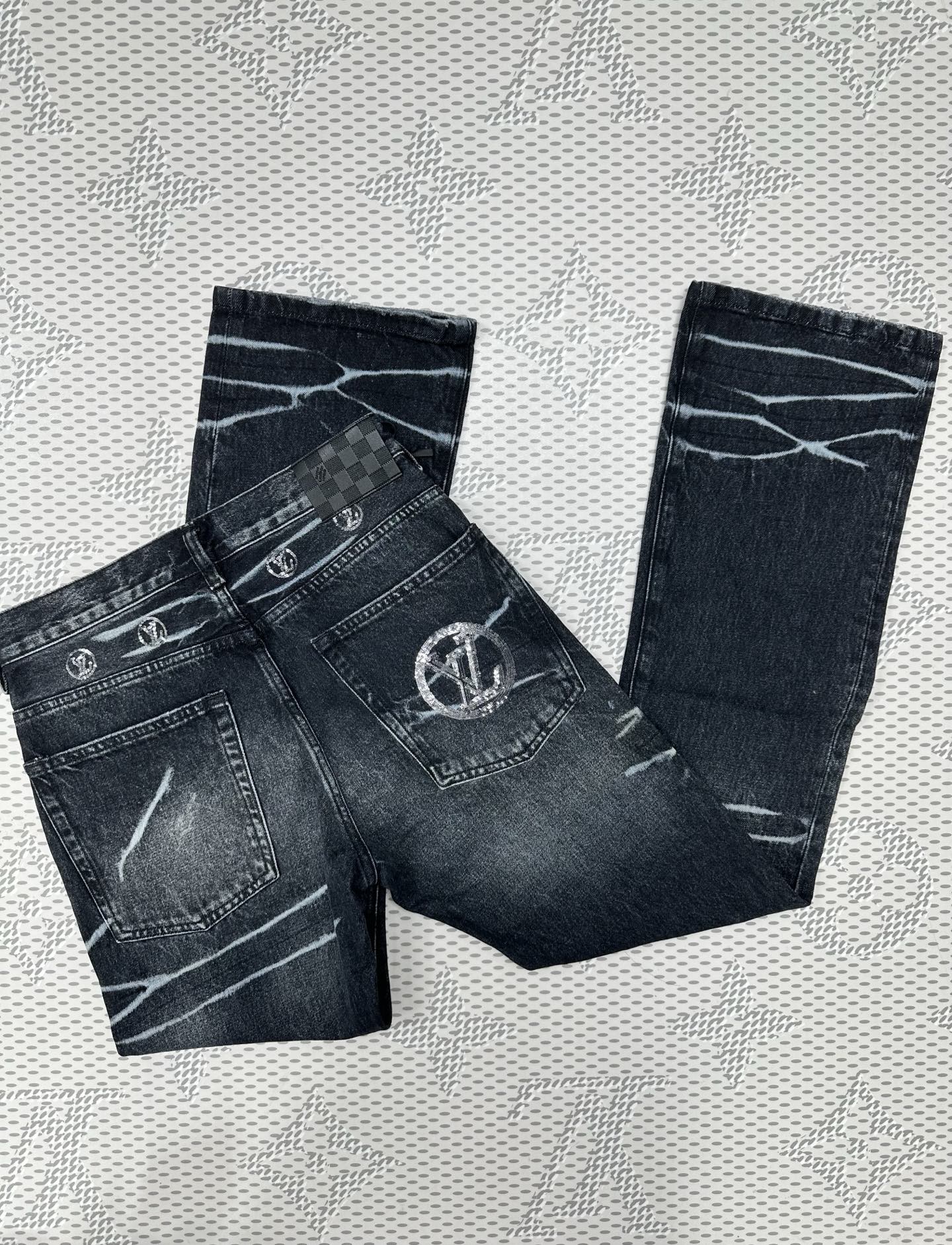 。bling✨🔥微喇🔥独家【首创】❤️原单品质🍒 爆款🔥牛仔裤👖超级定制款，原版五金，超级重工工艺，版型