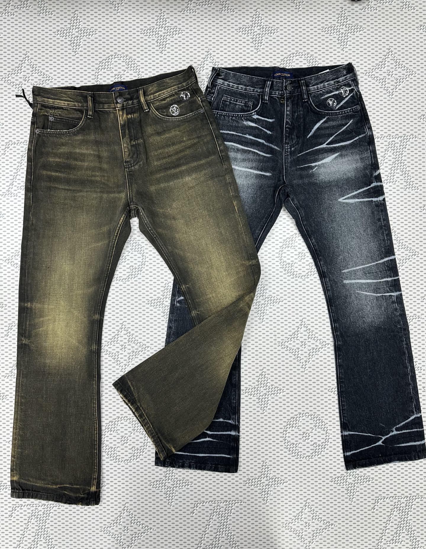 。bling✨🔥微喇🔥独家【首创】❤️原单品质🍒 爆款🔥牛仔裤👖超级定制款，原版五金，超级重工工艺，版型