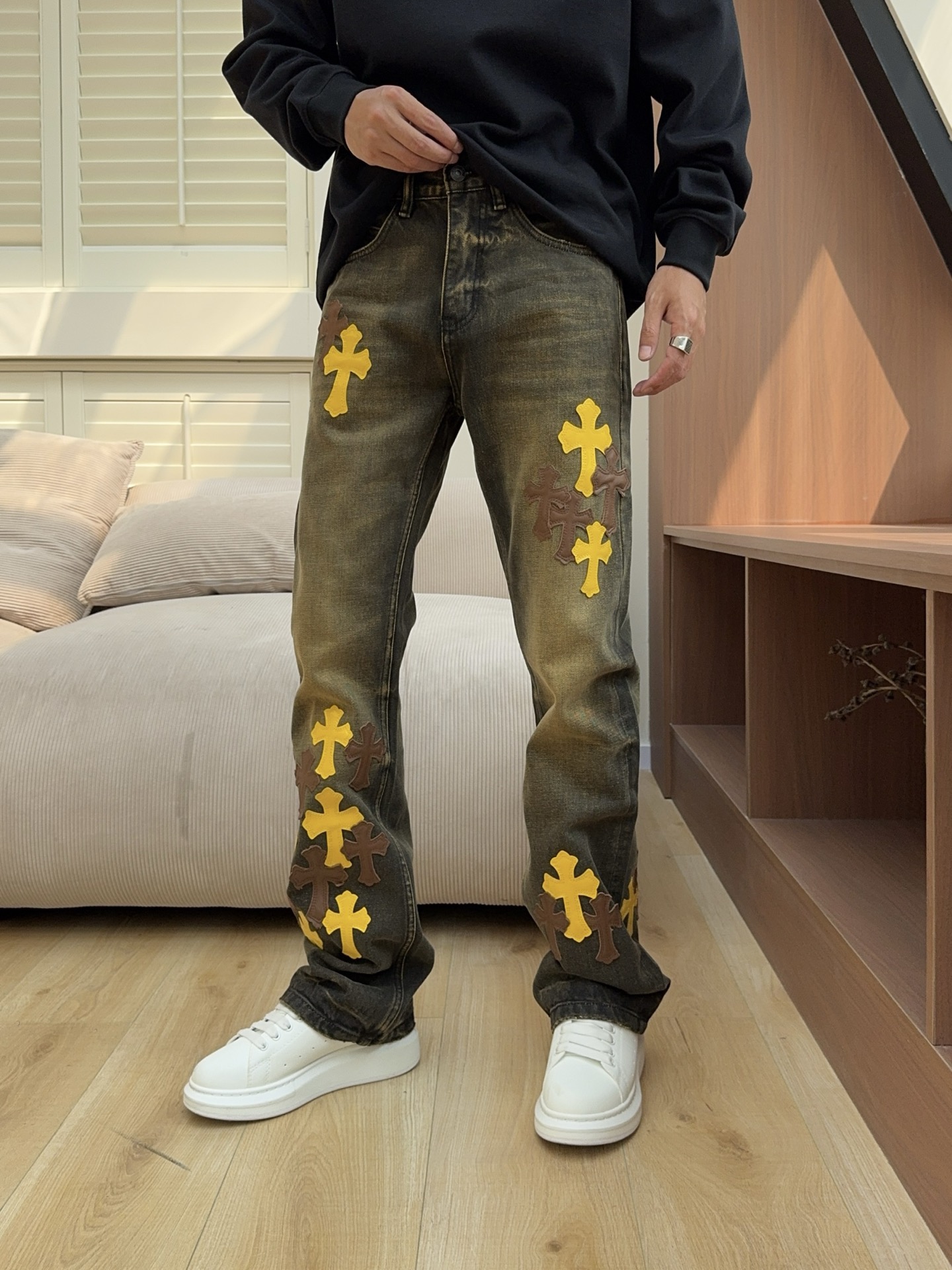 💥克罗心 微喇 秋冬新款现货上市🔥🔥原单爆款牛仔裤👖超级定制款,原版五金,超级重工工艺,版型超赞👍细节做工无可挑剔!款式 💥克罗心 微喇 秋冬新款现货上市🔥🔥原单爆款牛仔裤👖超级定制款,原版五金,超级重工工艺,版型超赞👍细节做工无可挑剔!款式
