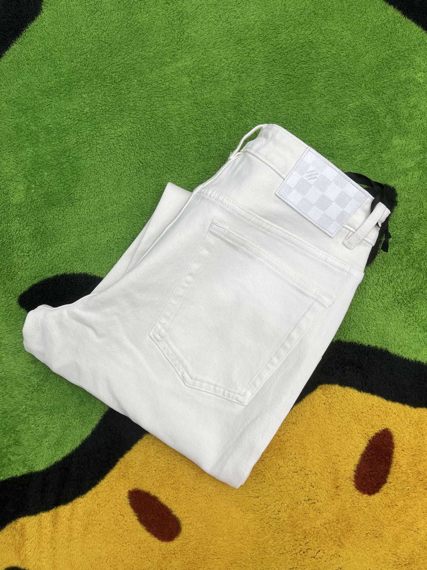 白色 直筒裤💥2026🔥新品🔥独家【首创】❤️原单品质🍒 爆款🔥牛仔裤👖超级定制款，原版五金，超级重工工艺，版型超赞👍细