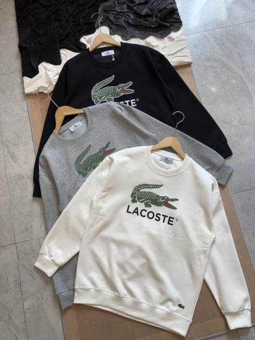 Lacoste Men's Classic Fit Crew Neck Fleece Sweatshirt, Iconic Logo Print 34 Lacoste Men's Classic Fit Crew Neck Fleece Sweatshirt, Iconic Logo Print