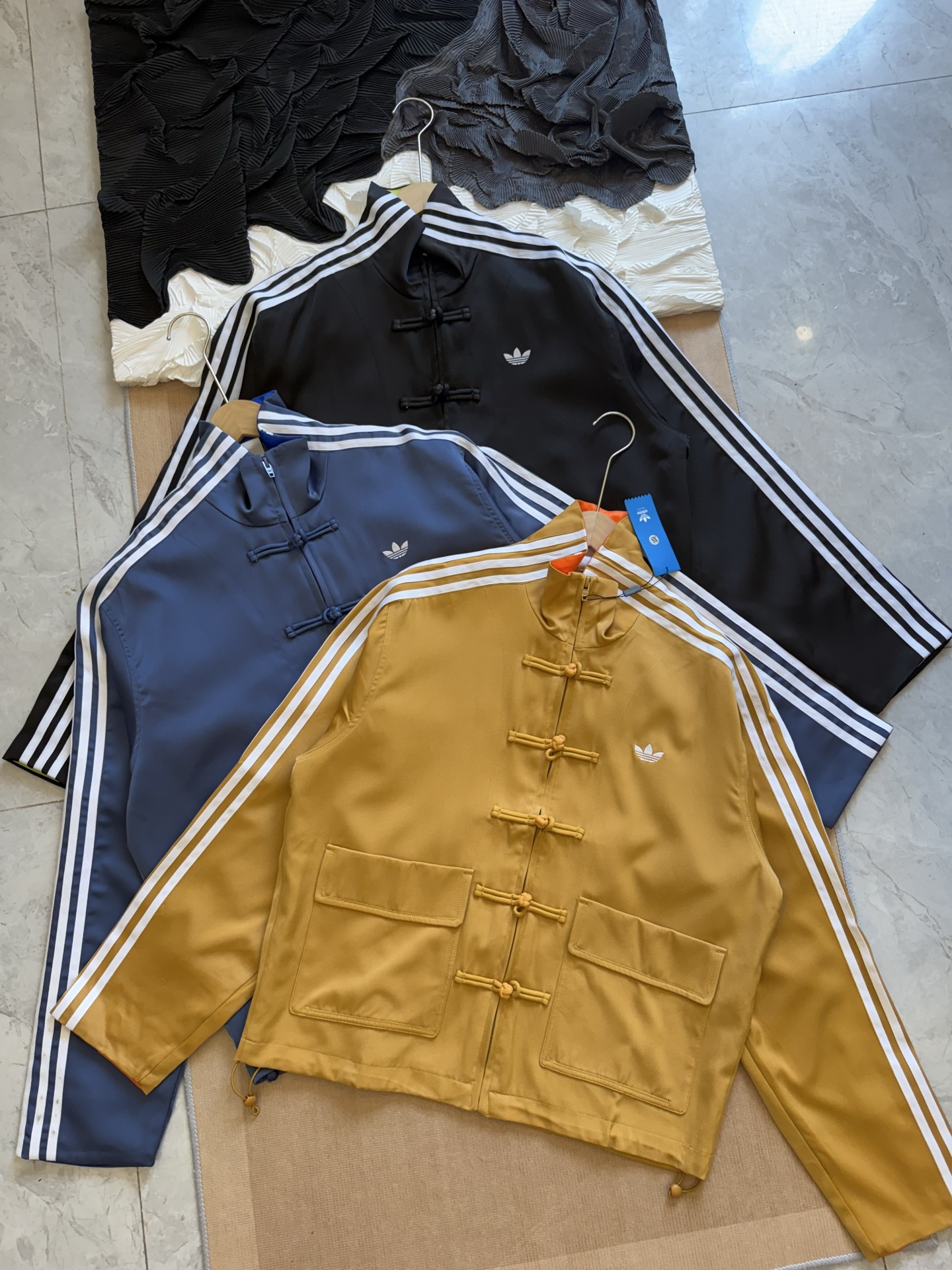 Adidas x New Chinese Style Jacket - Trendy Oriental Fusion Outerwear