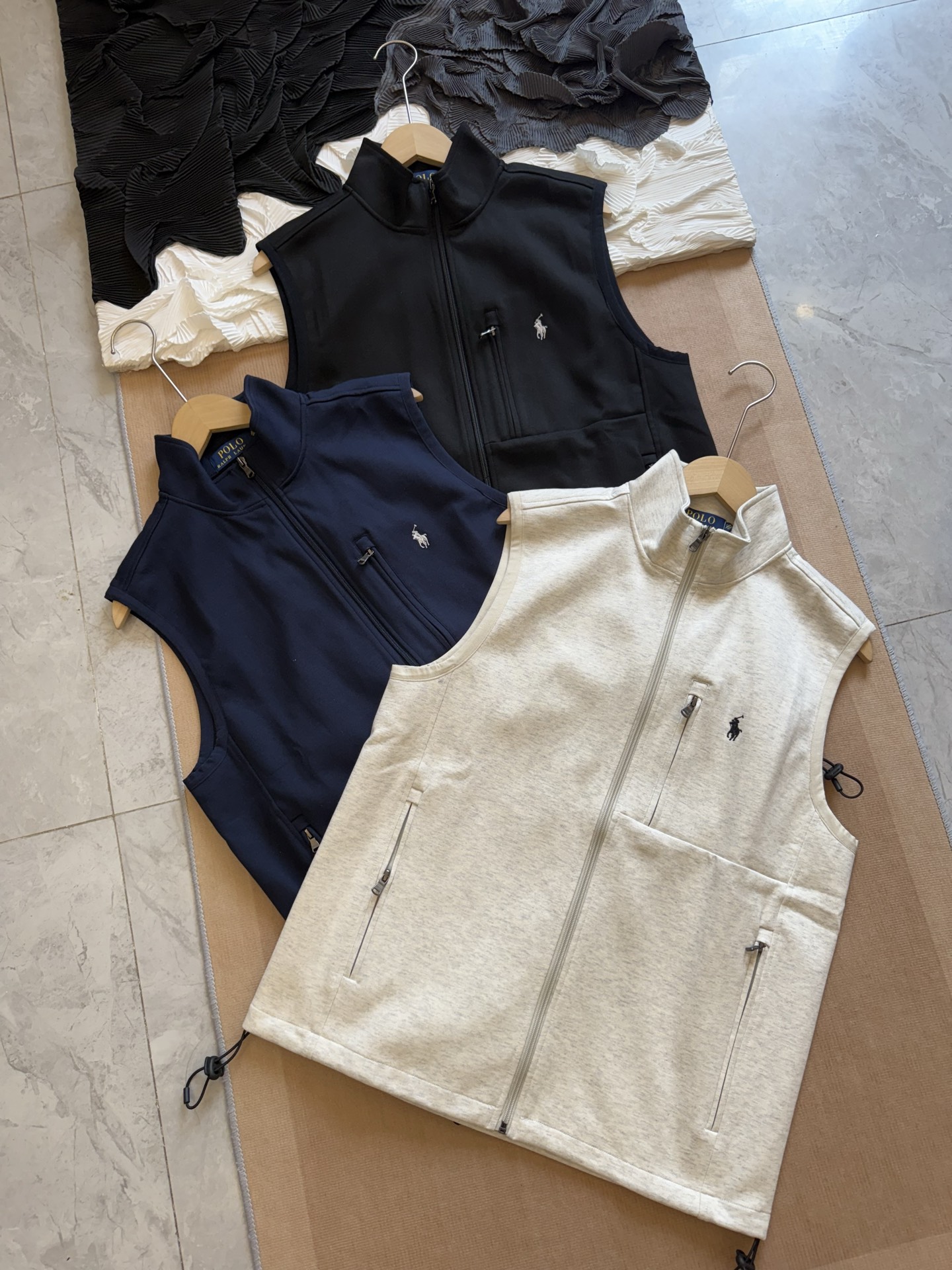 Ralph Lauren Polo Vest: Sleeveless, Embroidered Pony Logo, Versatile Colors