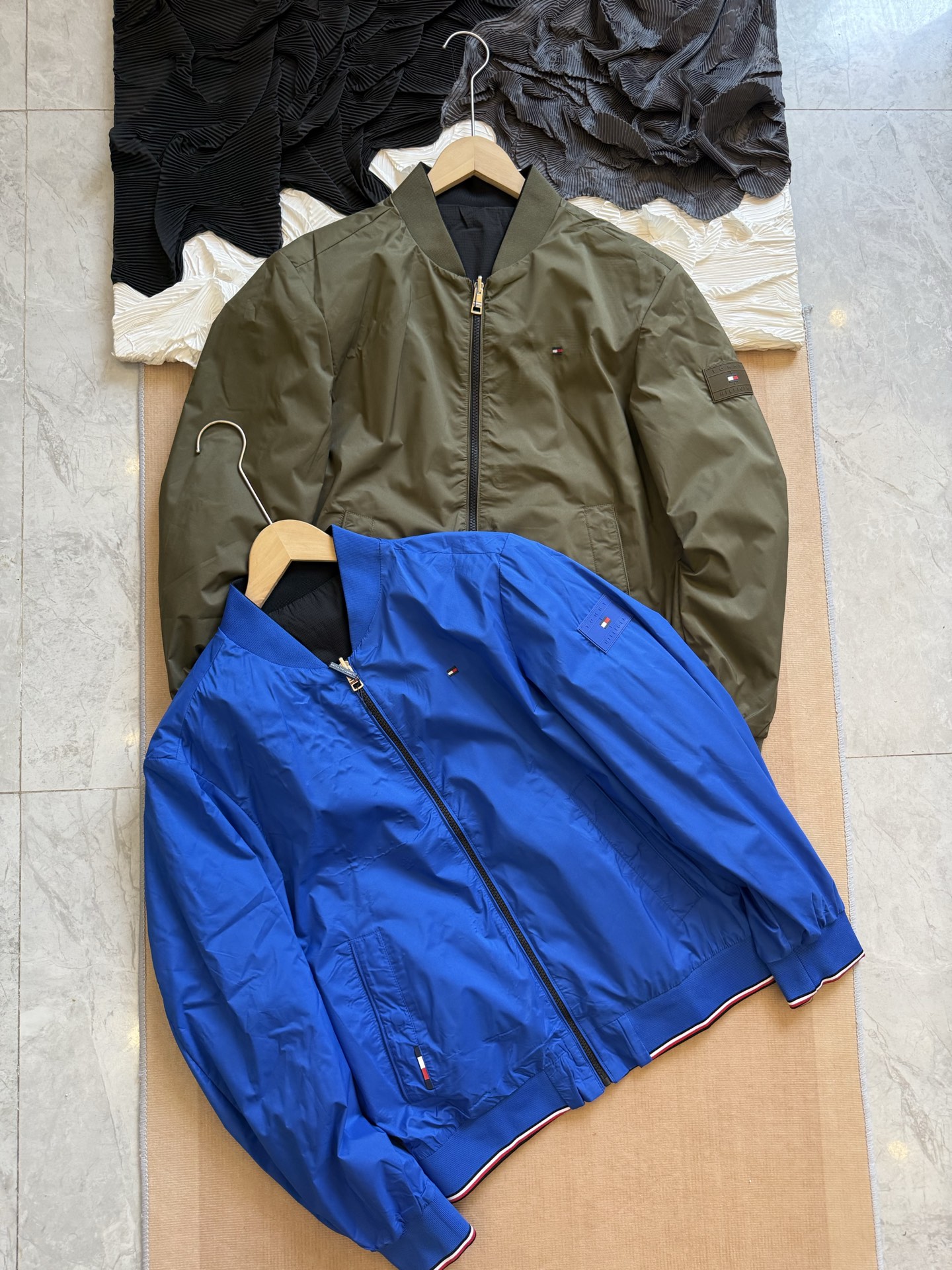 Tommy Hilfiger Reversible Bomber Jacket - Two Styles in One, Spring Essential 4 Tommy Hilfiger Reversible Bomber Jacket - Two Styles in One, Spring Essential