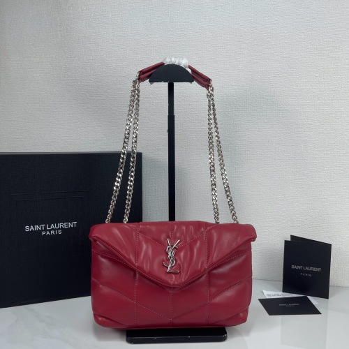 Yves Saint Laurent Puffer Small Crossbody Bag, Italian Lambskin Leather 1 Yves Saint Laurent Puffer Small Crossbody Bag, Italian Lambskin Leather