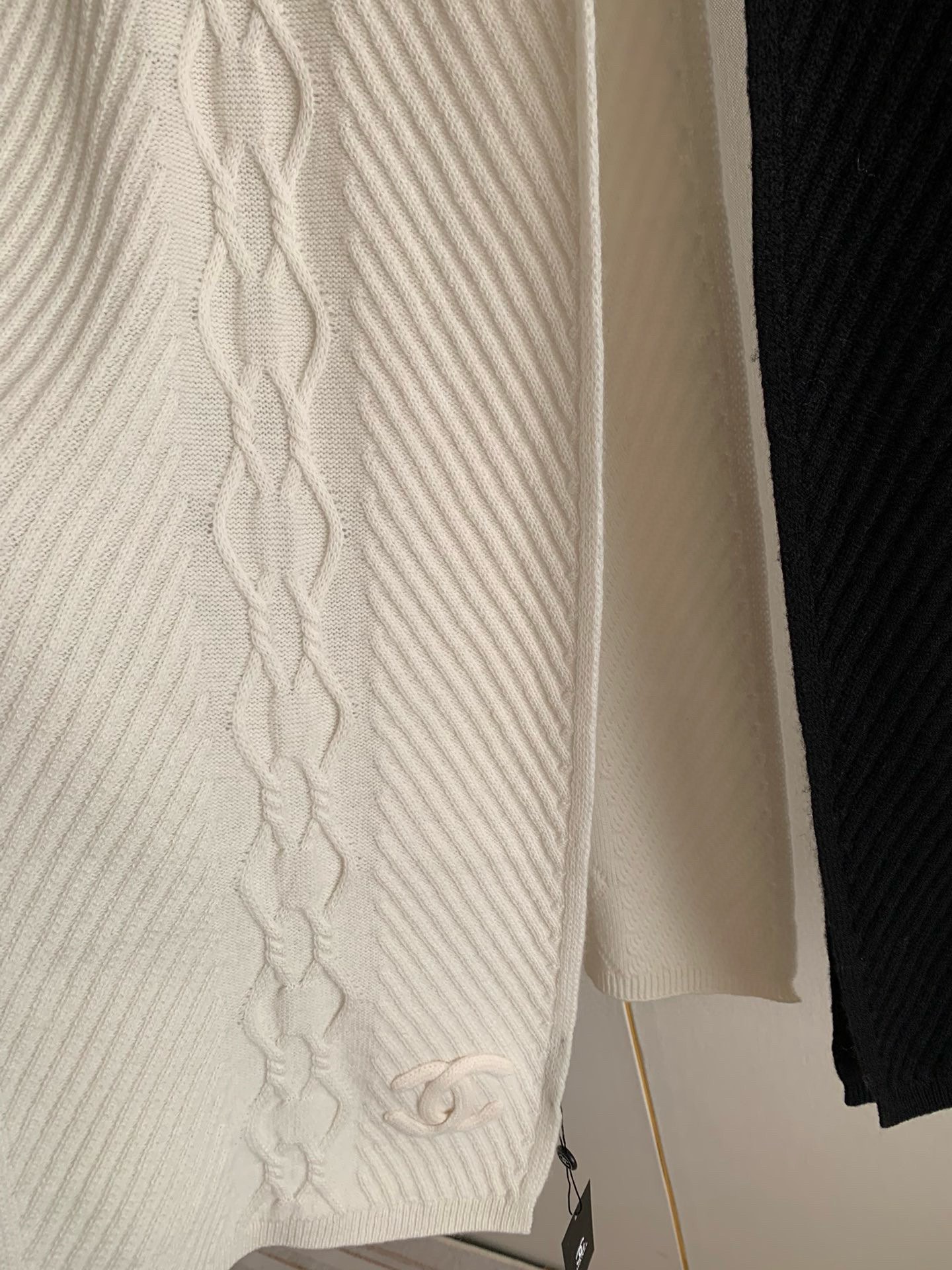 Chanel Haute Couture Silk Twill Scarf Shawl Ref 5