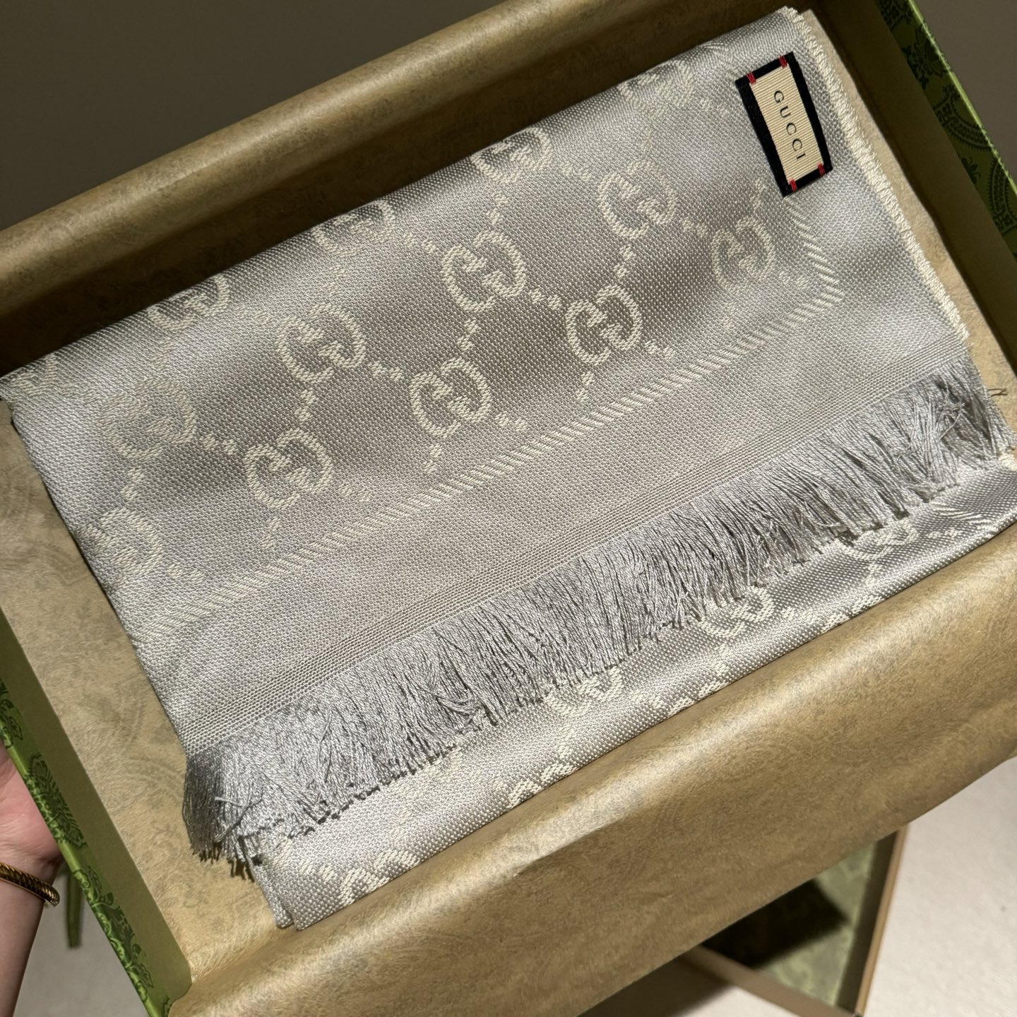 ✨重磅‼️Gucci专柜新款‼️出口订单。专柜的最新限量双面拼色‼️全部纱线进口客供 唯一一家给G订制纱