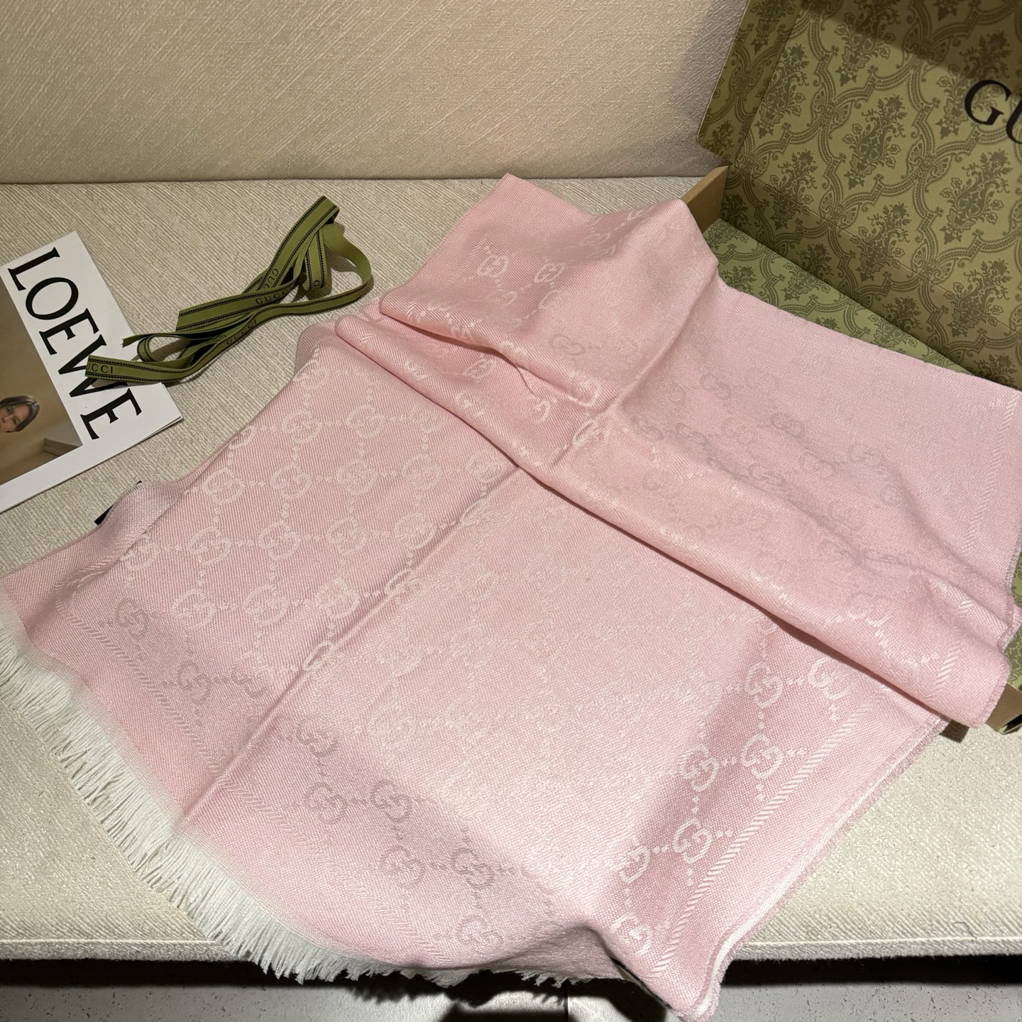 ✨重磅‼️Gucci专柜新款‼️出口订单。专柜的最新限量双面拼色‼️全部纱线进口客供 唯一一家给G订制纱