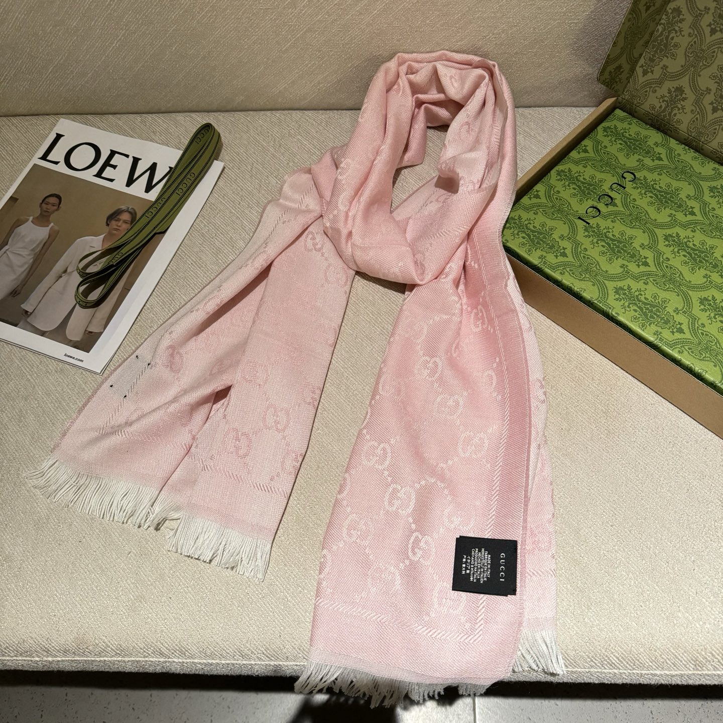 ✨重磅‼️Gucci专柜新款‼️出口订单。专柜的最新限量双面拼色‼️全部纱线进口客供 唯一一家给G订制纱