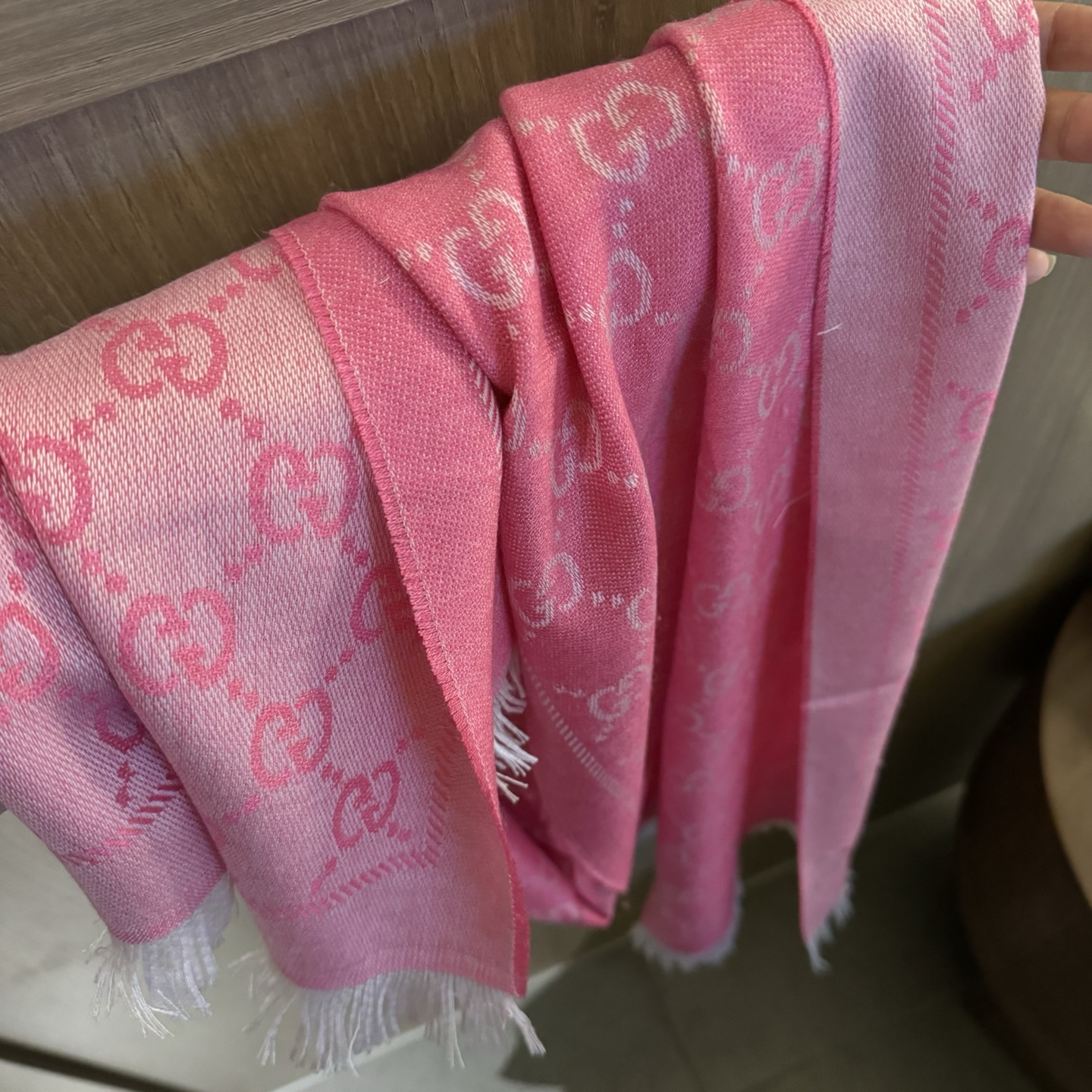 ✨重磅‼️Gucci专柜新款‼️出口订单。专柜的最新限量双面拼色‼️全部纱线进口客供 唯一一家给G订制纱