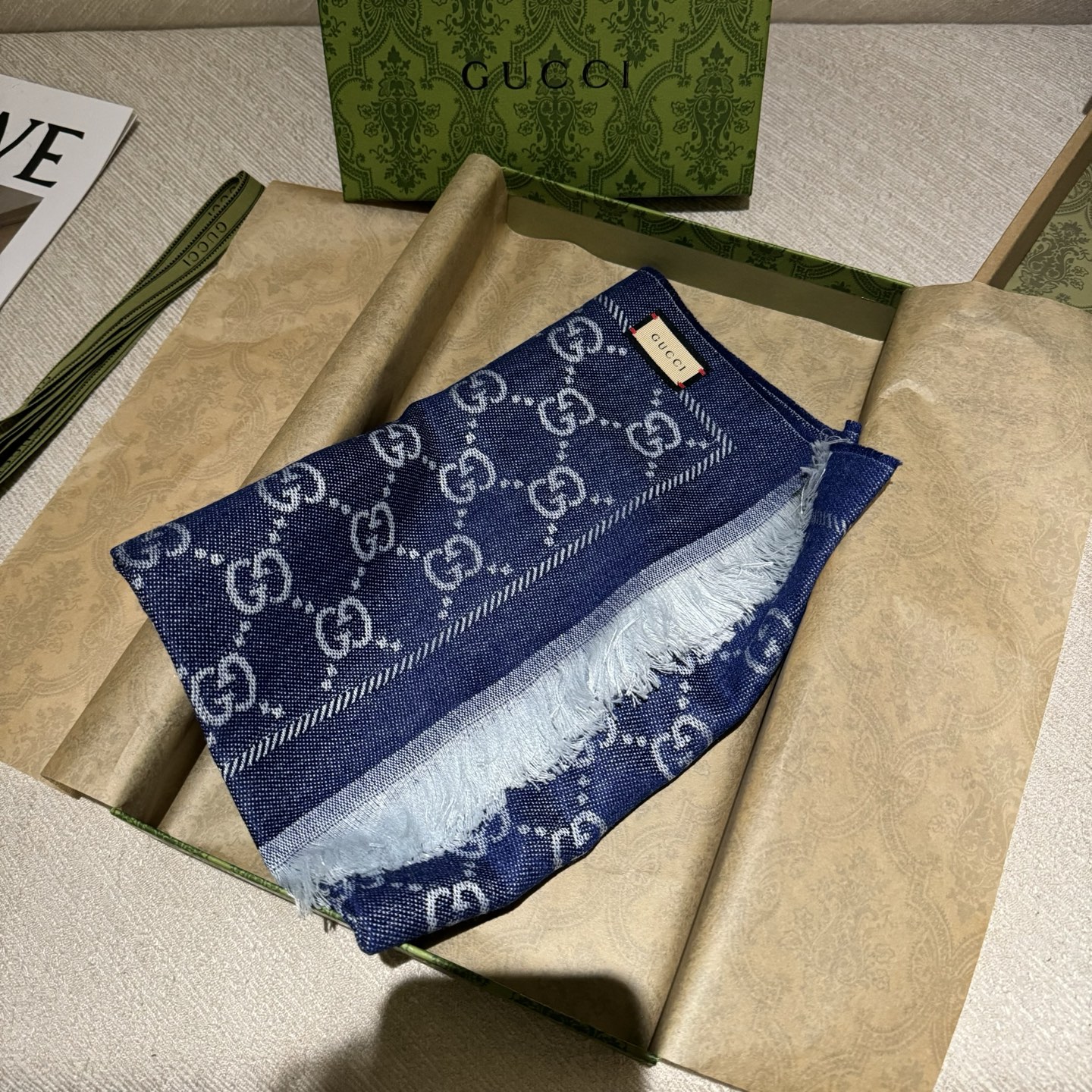 ✨重磅‼️Gucci专柜新款‼️出口订单。专柜的最新限量双面拼色‼️全部纱线进口客供 唯一一家给G订制纱