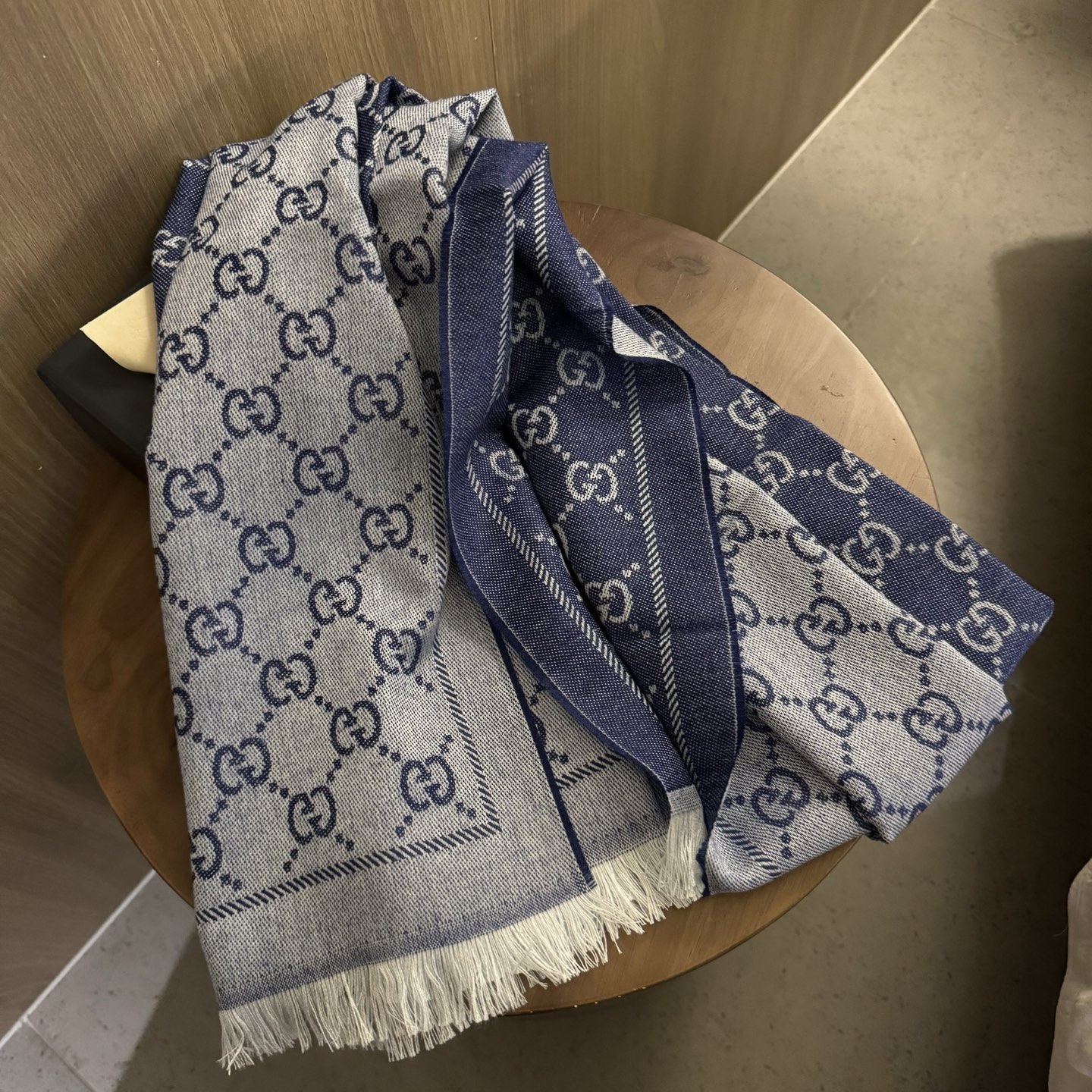 ✨重磅‼️Gucci专柜新款‼️出口订单。专柜的最新限量双面拼色‼️全部纱线进口客供 唯一一家给G订制纱