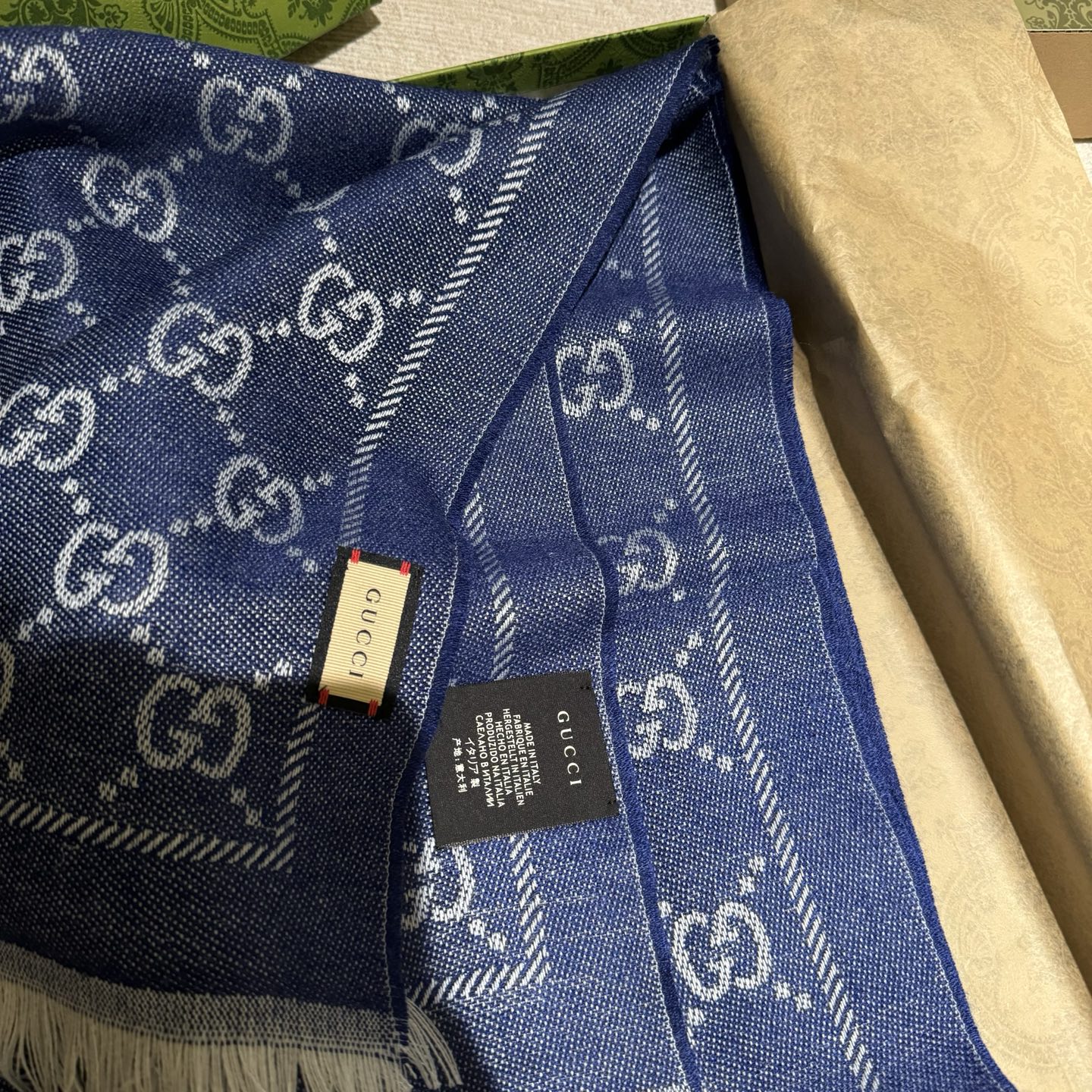 ✨重磅‼️Gucci专柜新款‼️出口订单。专柜的最新限量双面拼色‼️全部纱线进口客供 唯一一家给G订制纱