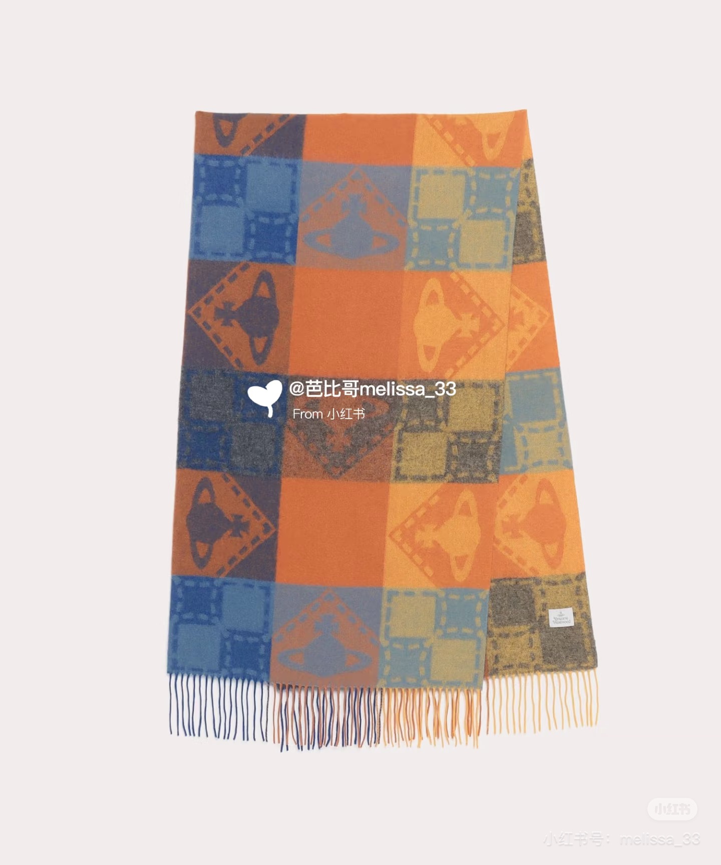 𝐕𝐢𝐯𝐢𝐞𝐧𝐧𝐞 𝐖𝐞𝐬𝐭𝐰𝐨𝐨𝐝🪐✨经典大土星围巾 vivienne westwood西太后土星 英国