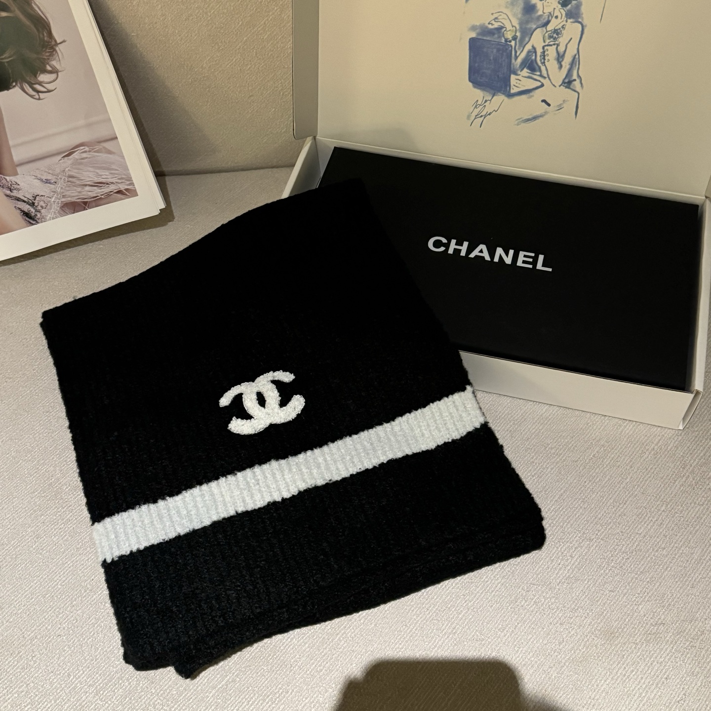 【▪Chanel · 香奈儿难得一见的针织单品，温柔配色，超级迷恋❗️气质低调恬静又不失优雅❗️】重点推