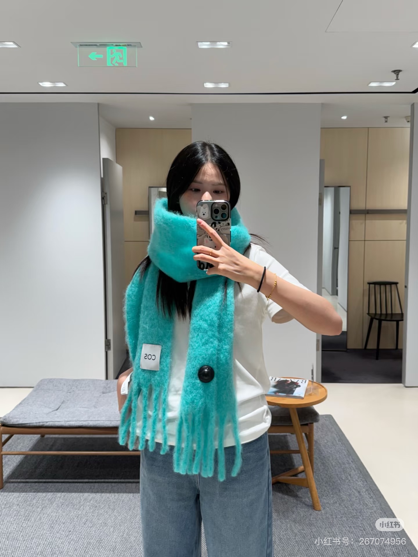 2025小红书最新走火爆款 COS品牌 🪐✨经典大土星马海毛围巾🧣英国时装设计师，时装的朋克之母！时尚潮