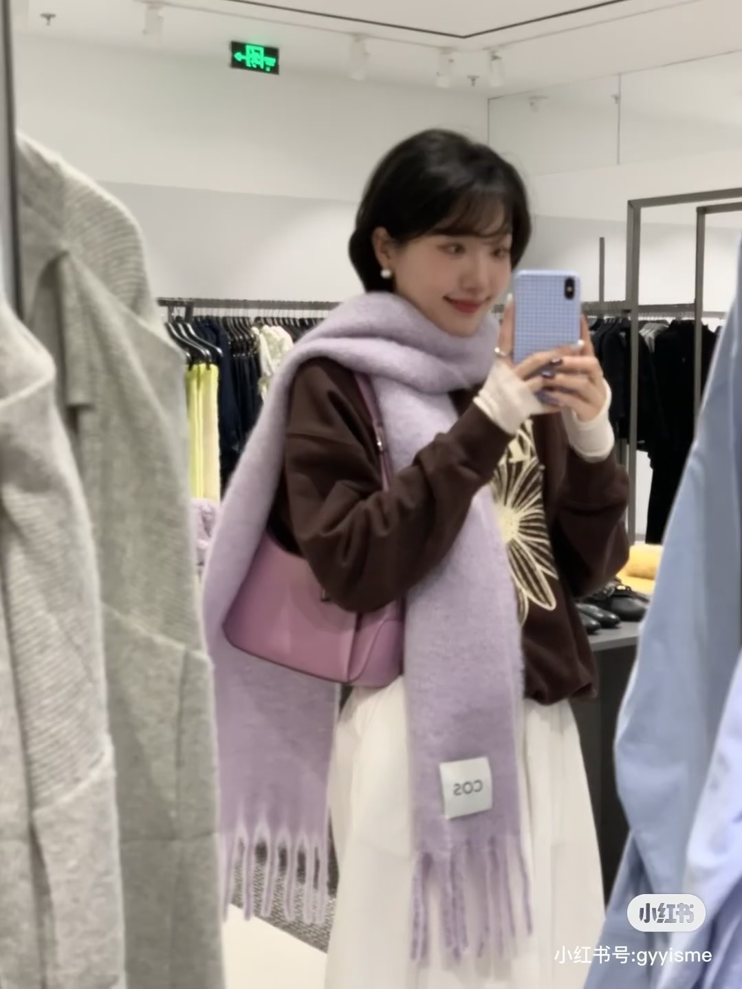 2024小红书最新走火爆款 COS品牌 🪐✨经典大土星马海毛围巾🧣英国时装设计师，时装的朋克之母！时尚潮