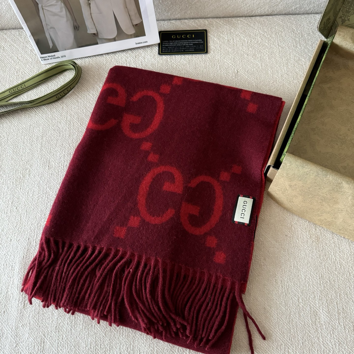 颜色到齐🆕Gucci最新款 👍稀有品质😵😵太好看了❤️Gucci最新ZG同步款‼️图案真的超级好看啊~就